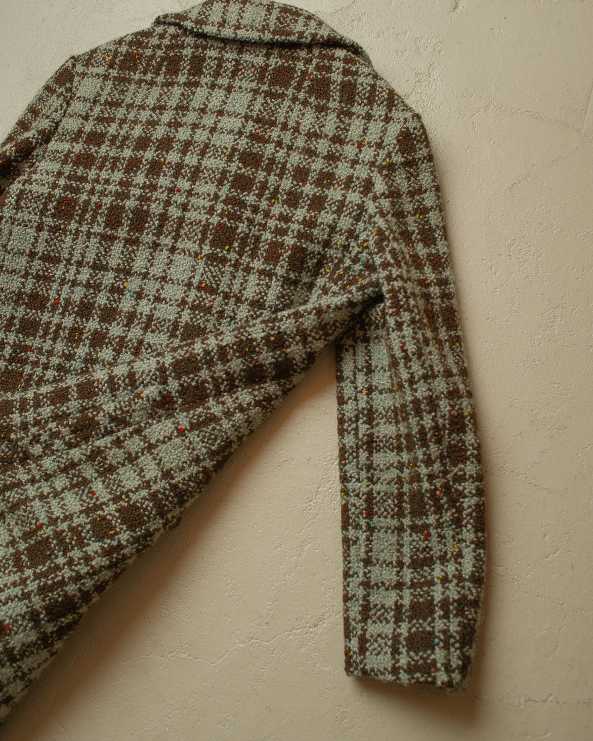 1960s German Womens Double Breasted "Jörissen" Swing Wool Coat - M/L