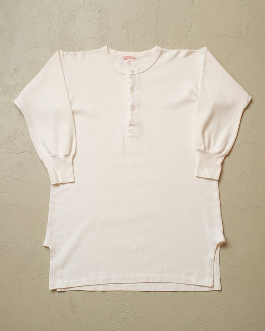 1930s German "Interlock" Cotton Undershirt white - M