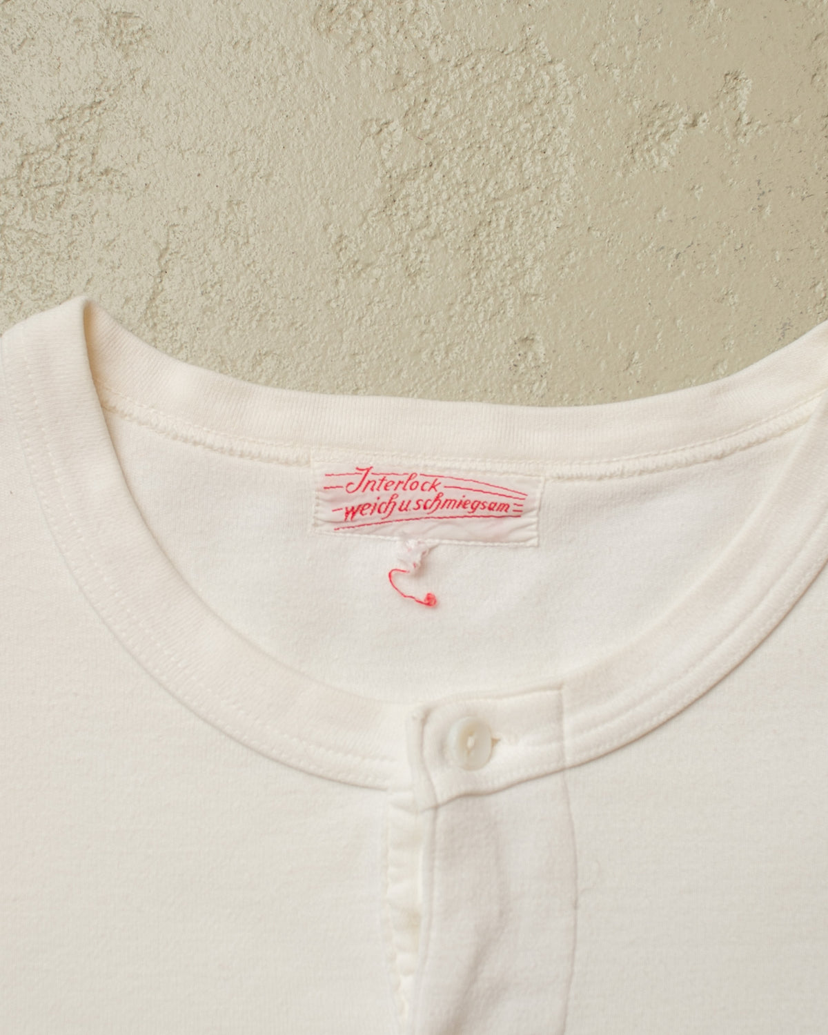 1930s German "Interlock" Cotton Undershirt white - M