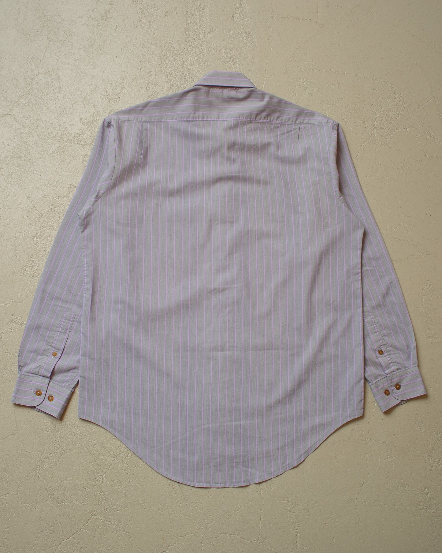 1990s unworn Adidas Outdoor striped Shirt grey/pink - L