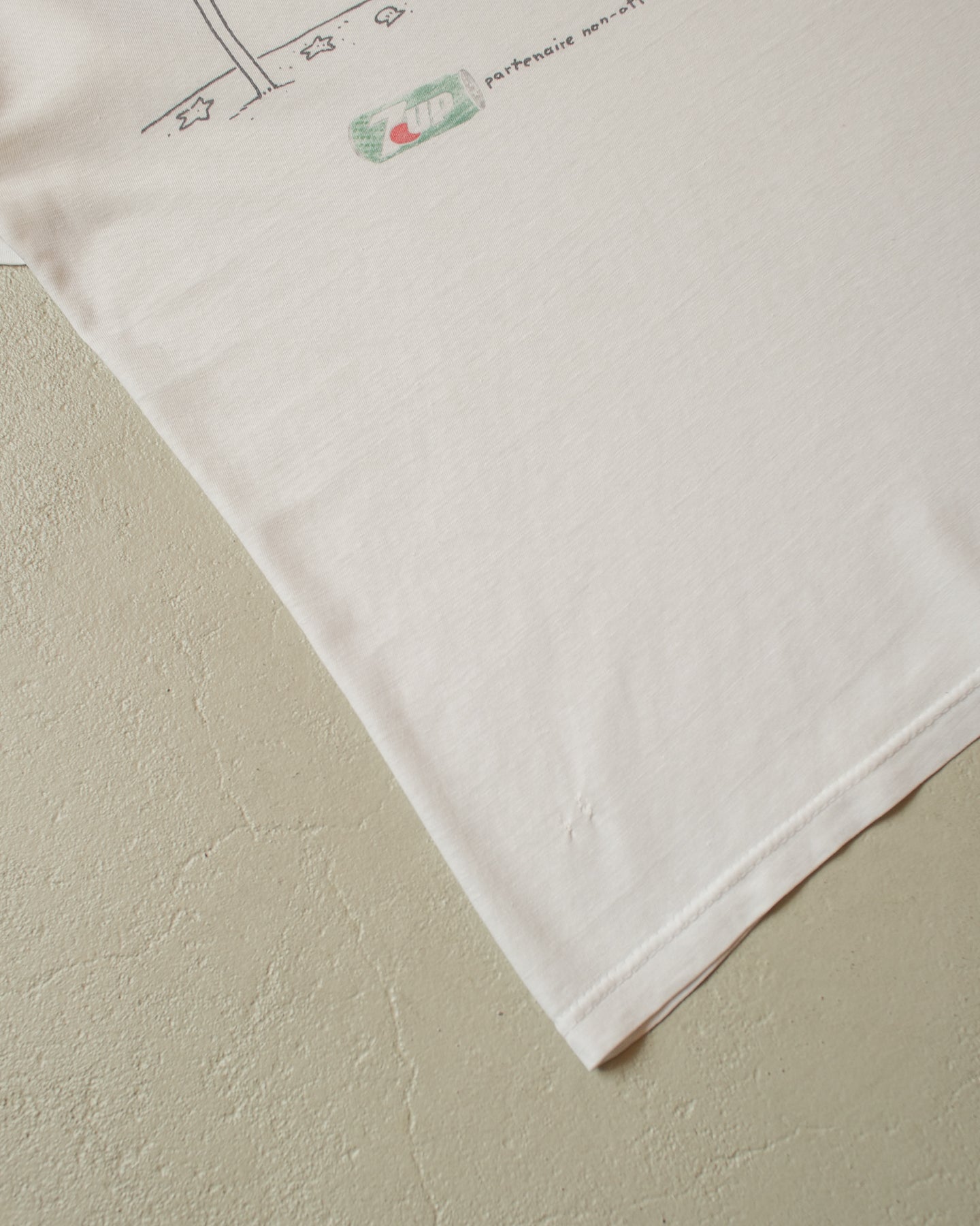 1990s Fido Dido 7UP Beach Open T-shirt white - M/L