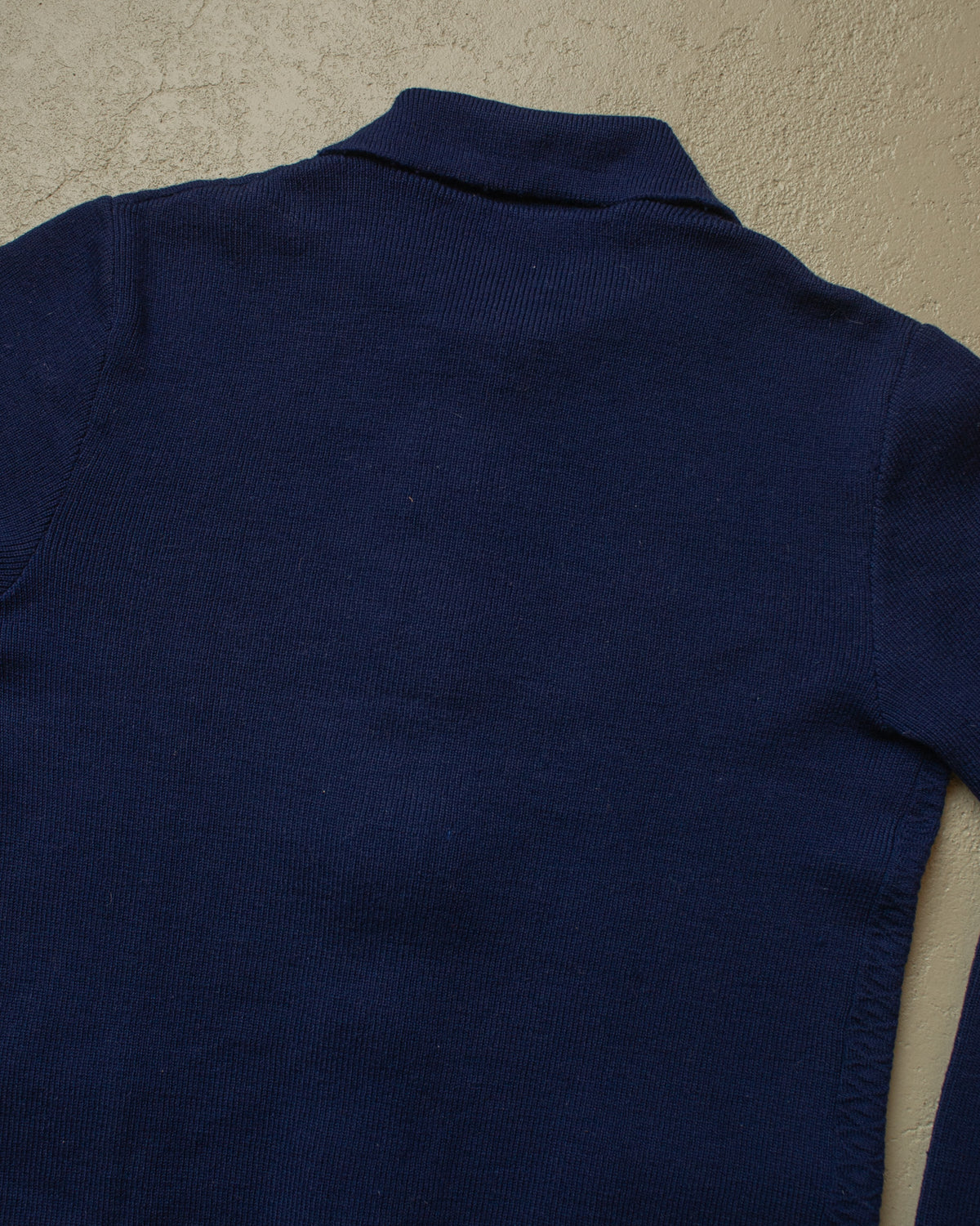 1940s German Womens Wool Knit Cardigan navyblue - M