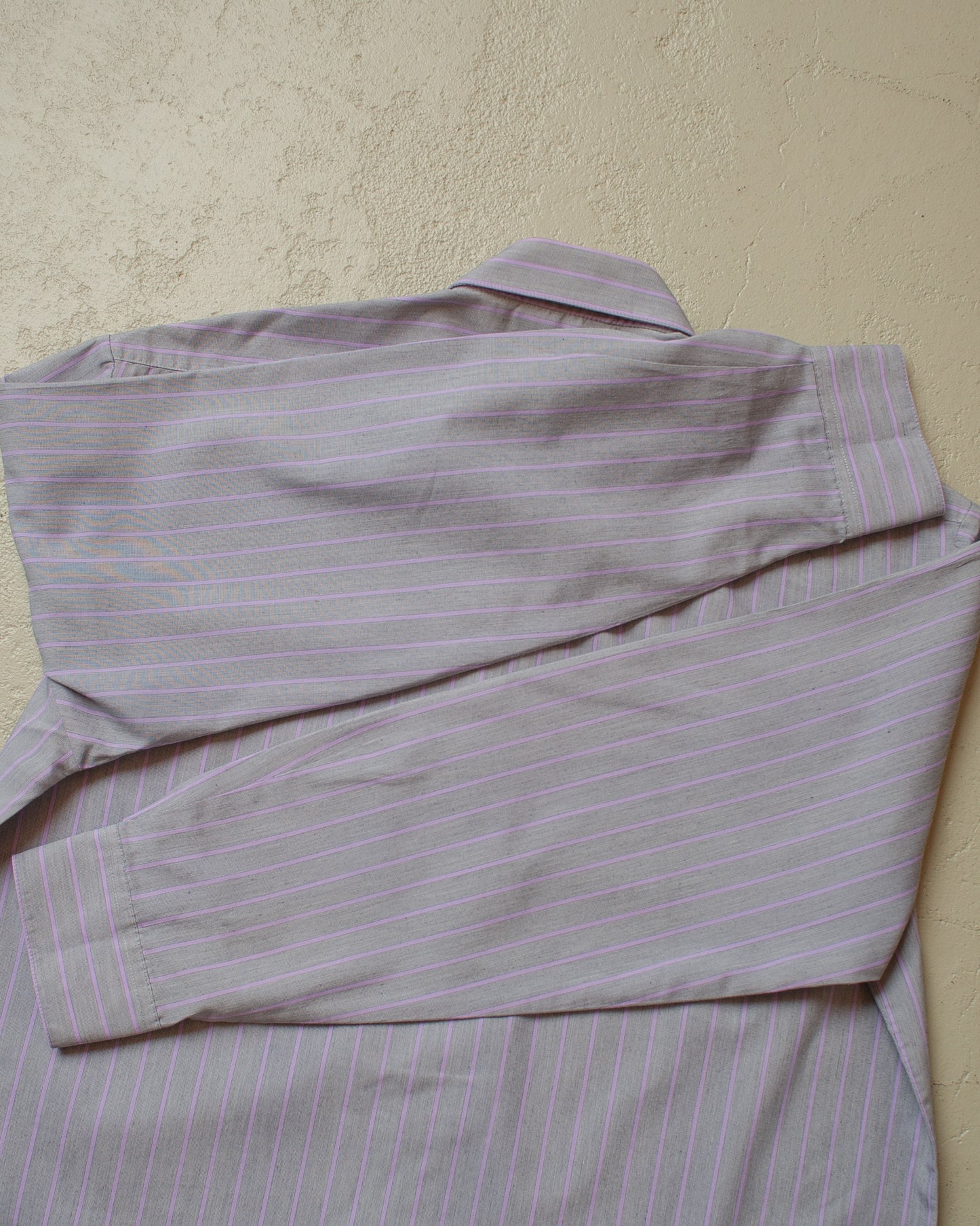 1990s unworn Adidas Outdoor striped Shirt grey/pink - L