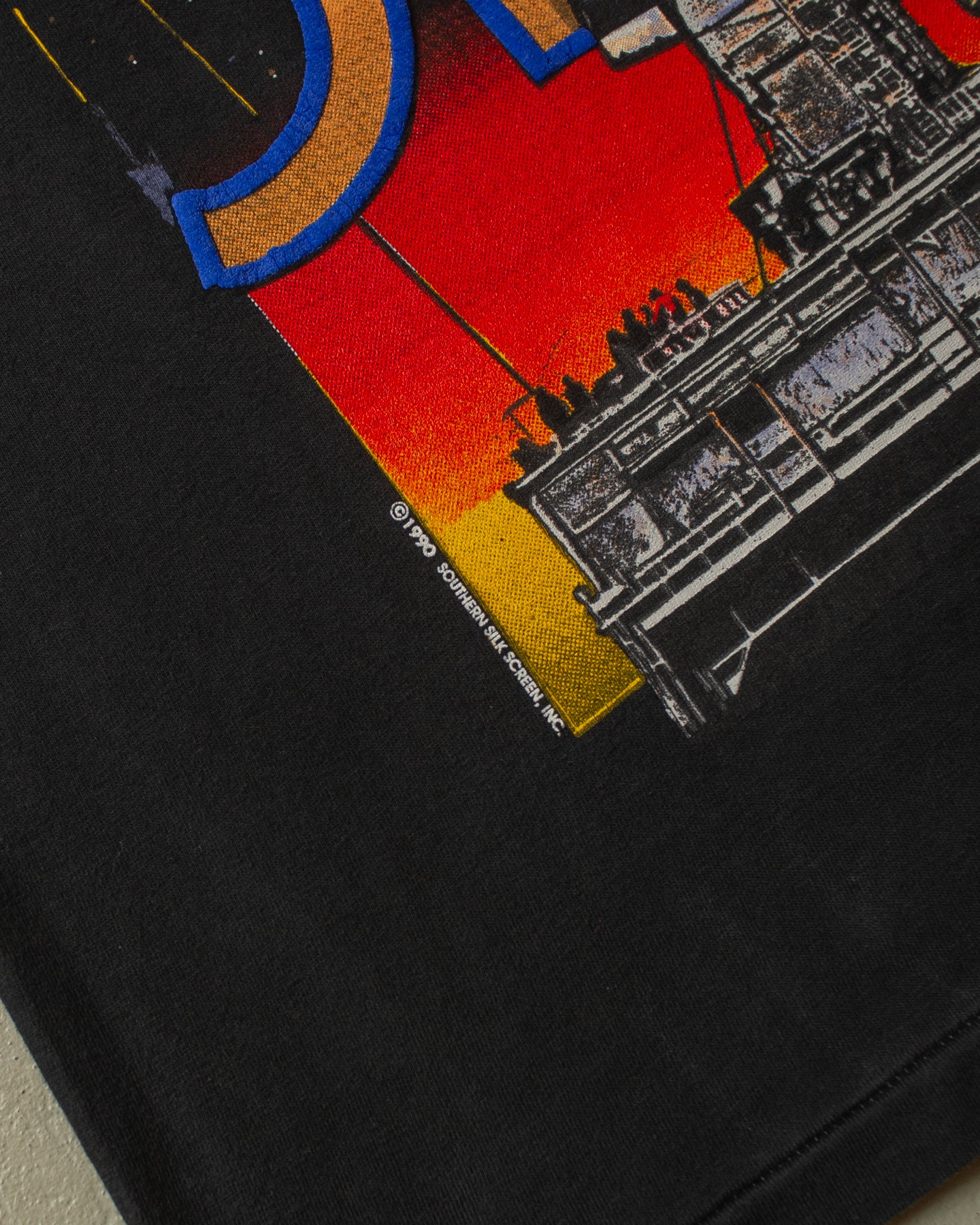1990 Kennedy Space Center Florida T-shirt black - L/XL
