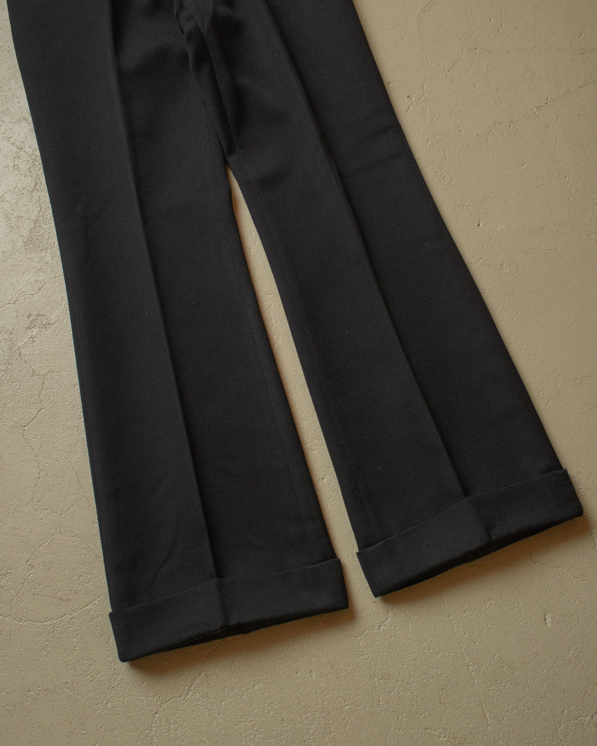 1960s/70s Peek&Cloppenburg Flared Suit Pants black - W31,5 L30,5