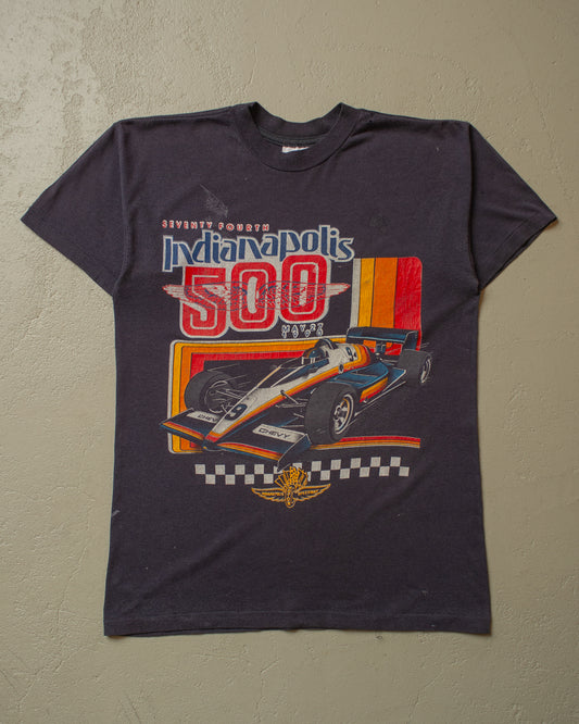1990 distressed Indianapolis 500 T-shirt black - M