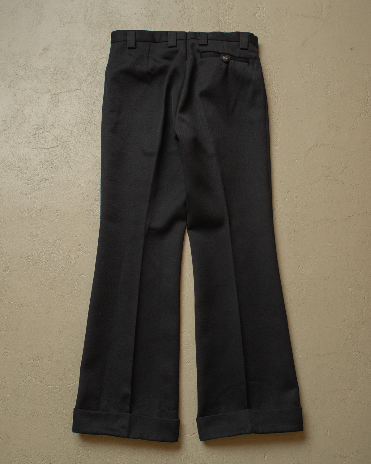 1960s/70s Peek&Cloppenburg Flared Suit Pants black - W31,5 L30,5
