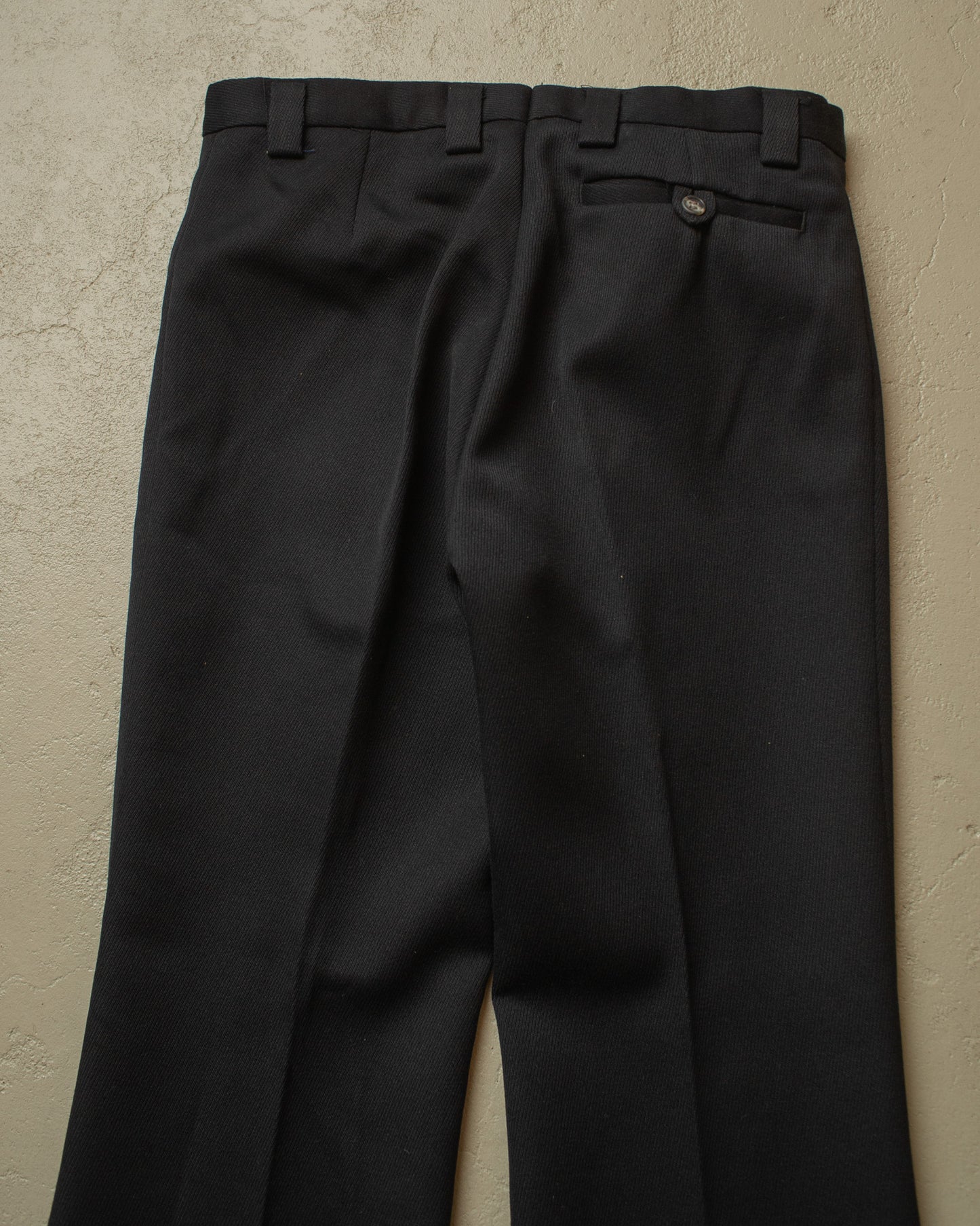 1960s/70s Peek&Cloppenburg Flared Suit Pants black - W31,5 L30,5
