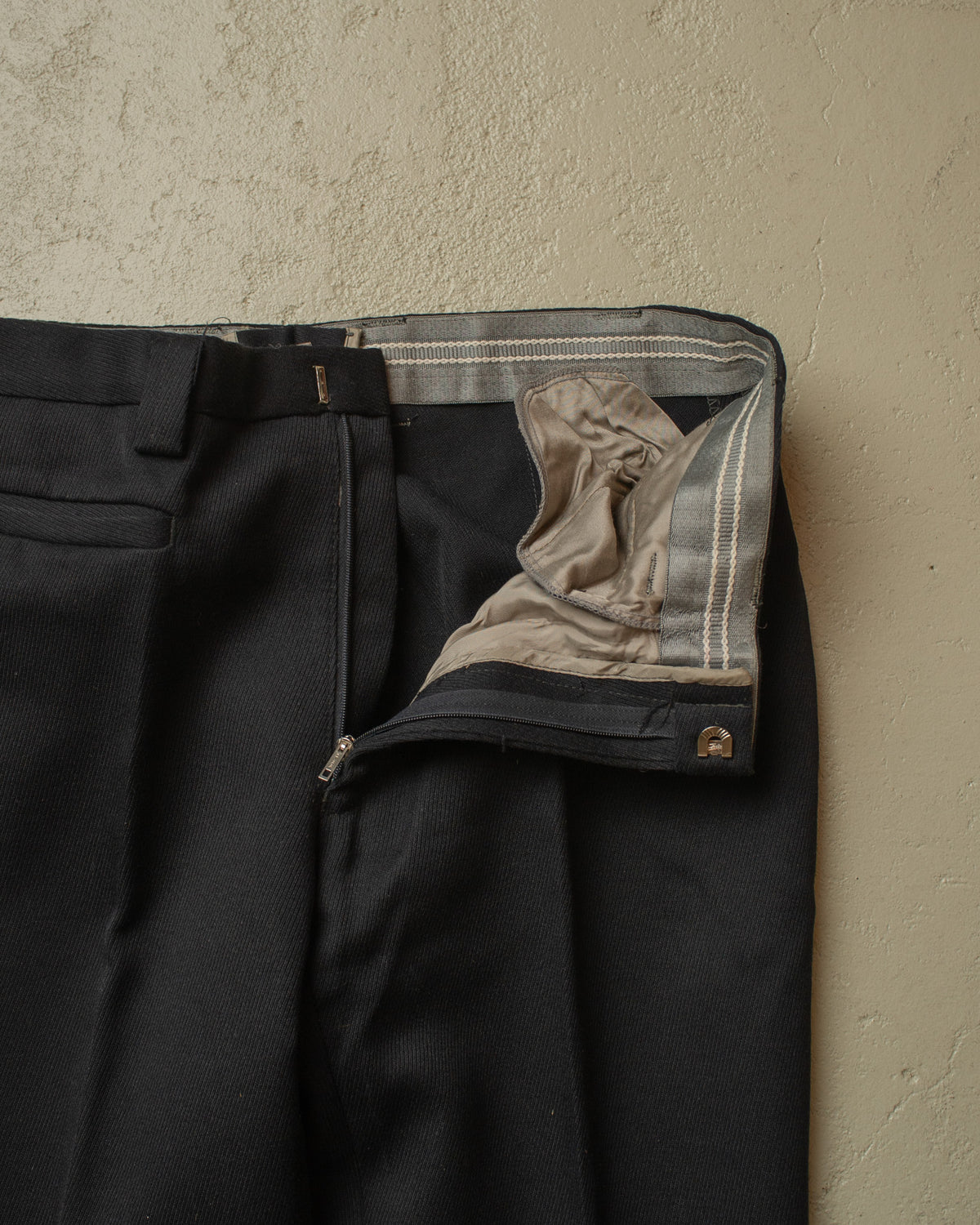 1960s/70s Peek&Cloppenburg Flared Suit Pants black - W31,5 L30,5