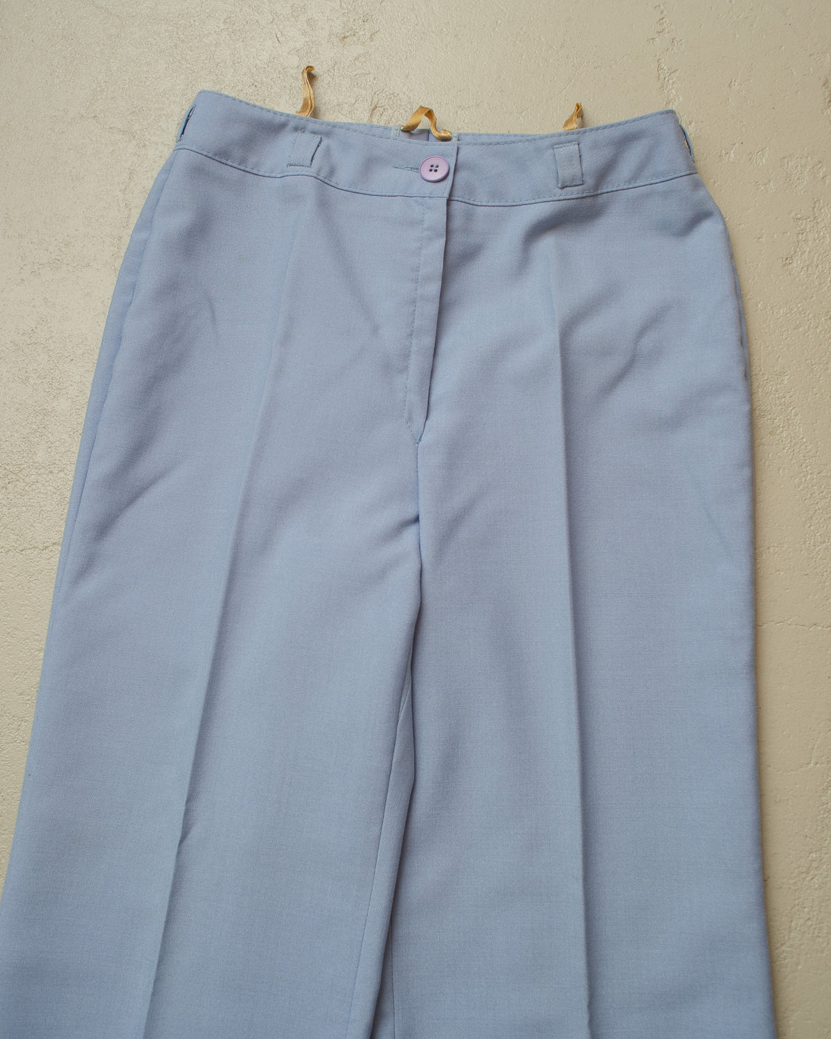 1960s/70s Womens Flared Pants light blue - W27,5 L33,5