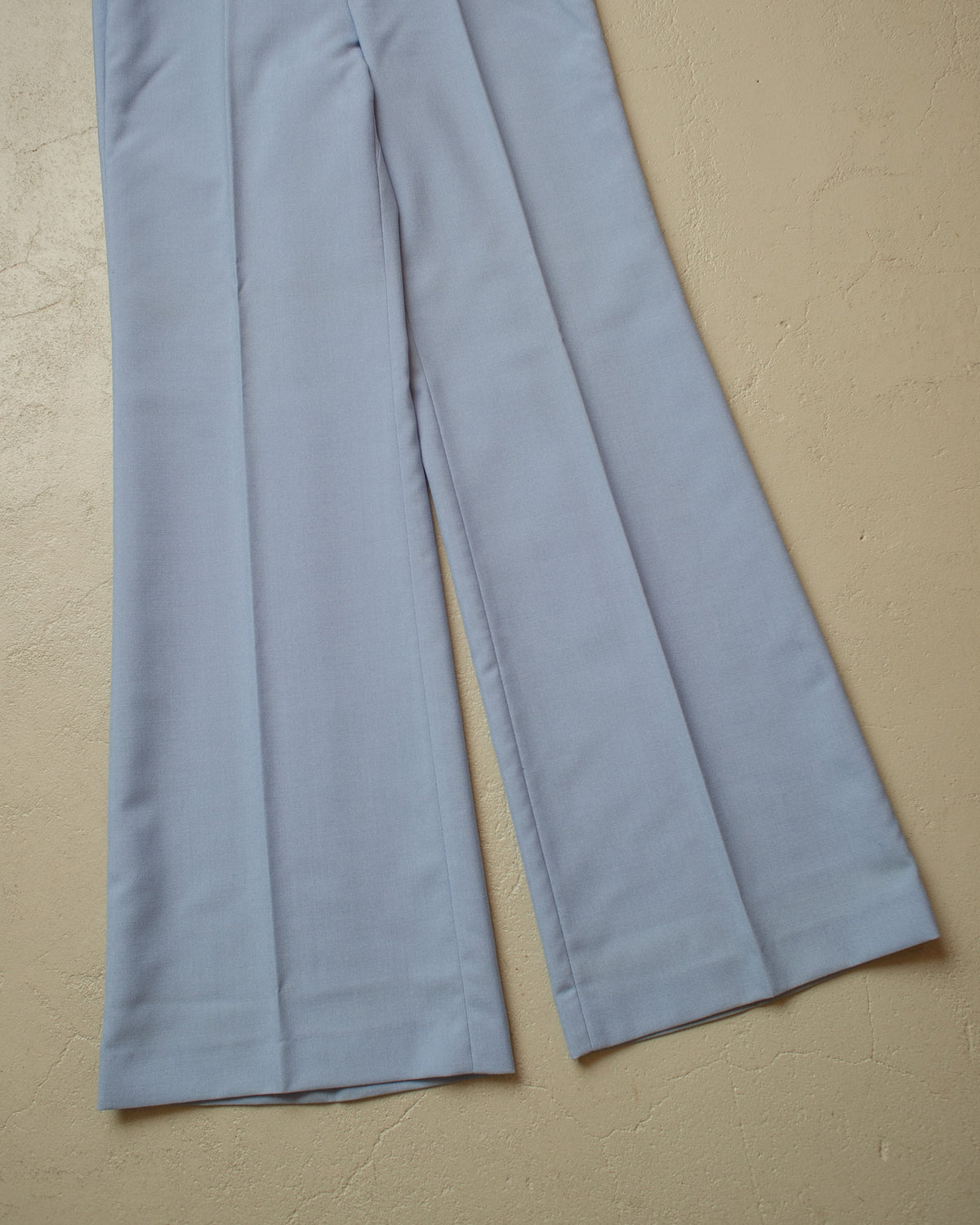 1960s/70s Womens Flared Pants light blue - W27,5 L33,5