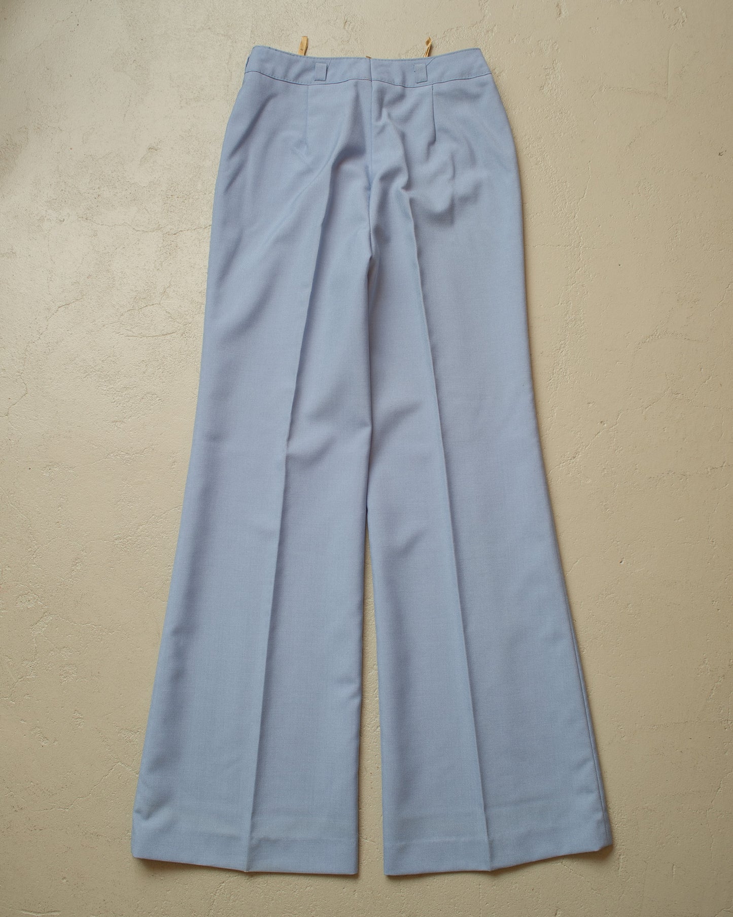 1960s/70s Womens Flared Pants light blue - W27,5 L33,5