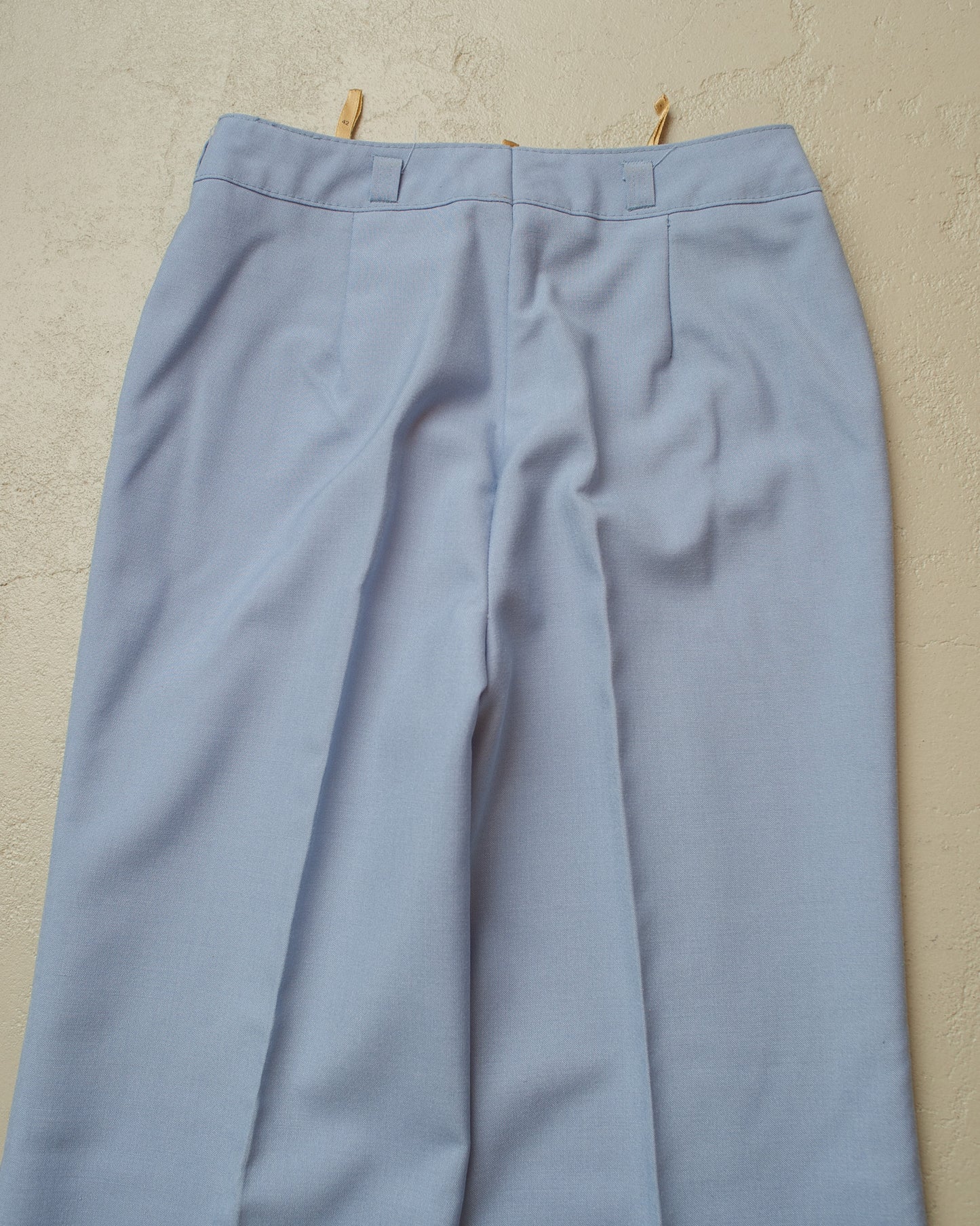 1960s/70s Womens Flared Pants light blue - W27,5 L33,5