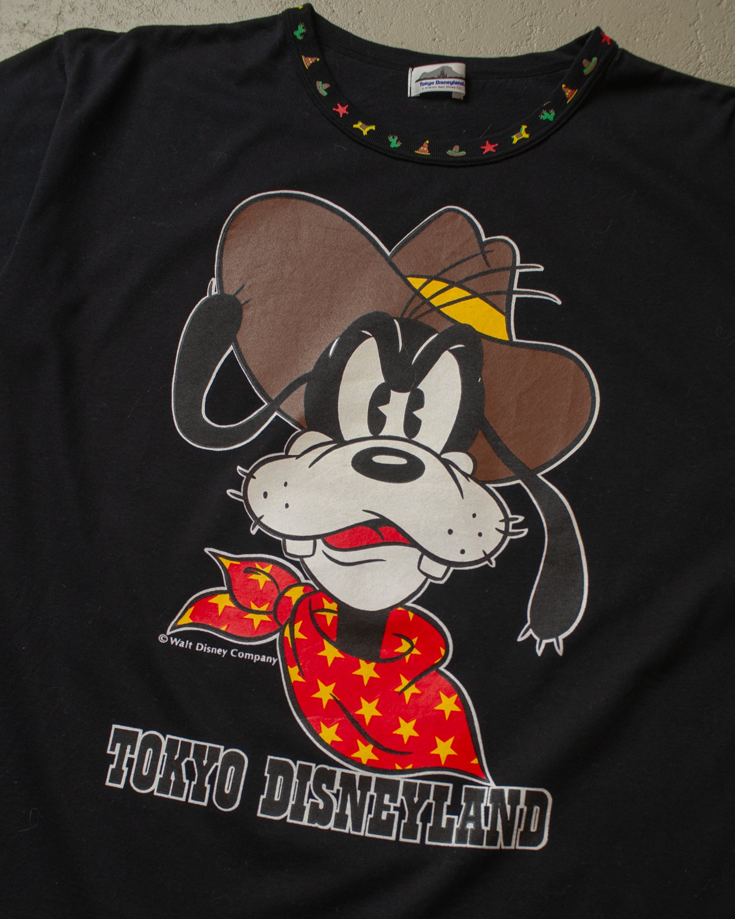 1995 Tokyo Disneyland Goofy T-shirt black - M/L