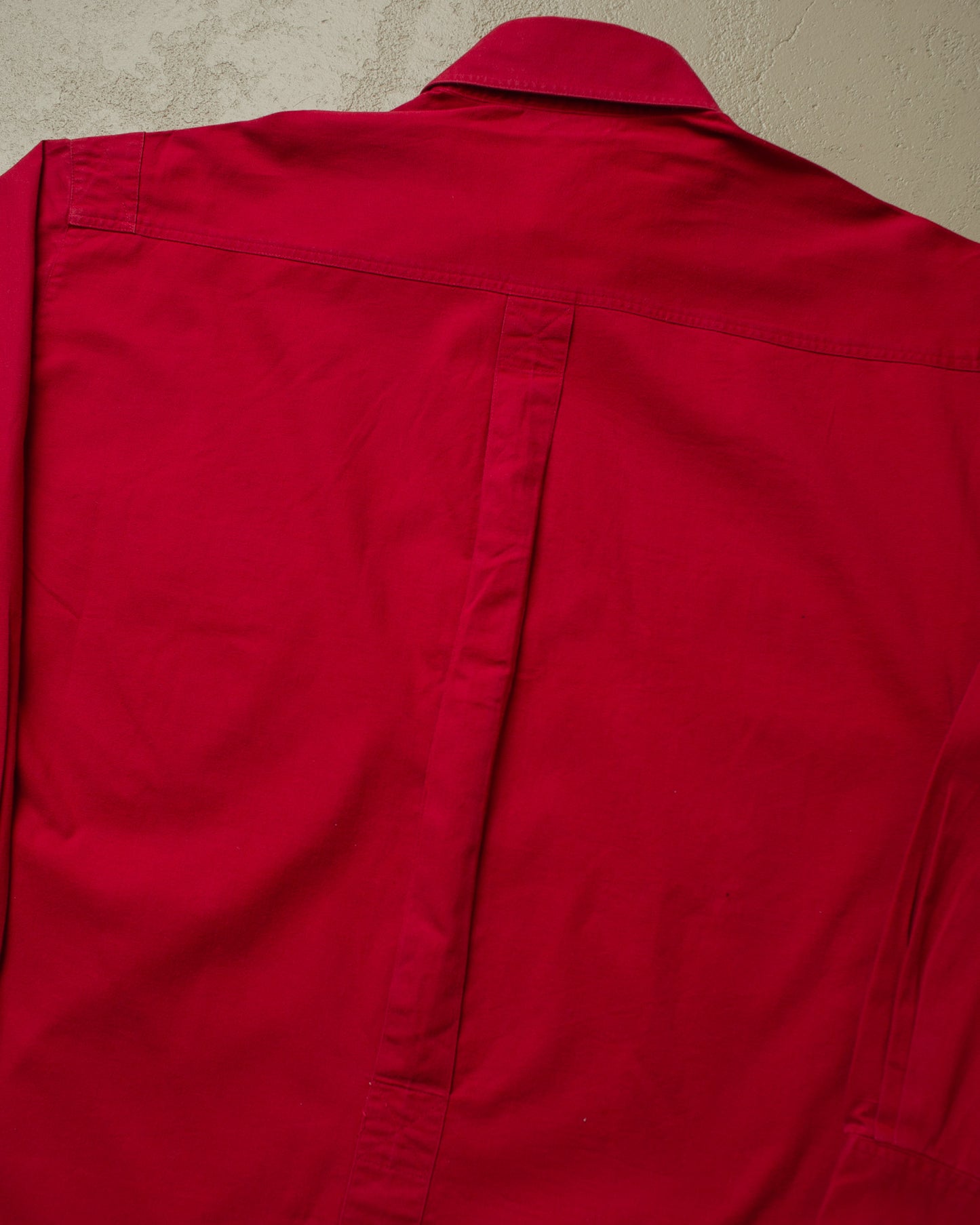 1990s unworn Adidas Outdoor Two Pocket Shirt burgundy - XL/XXL