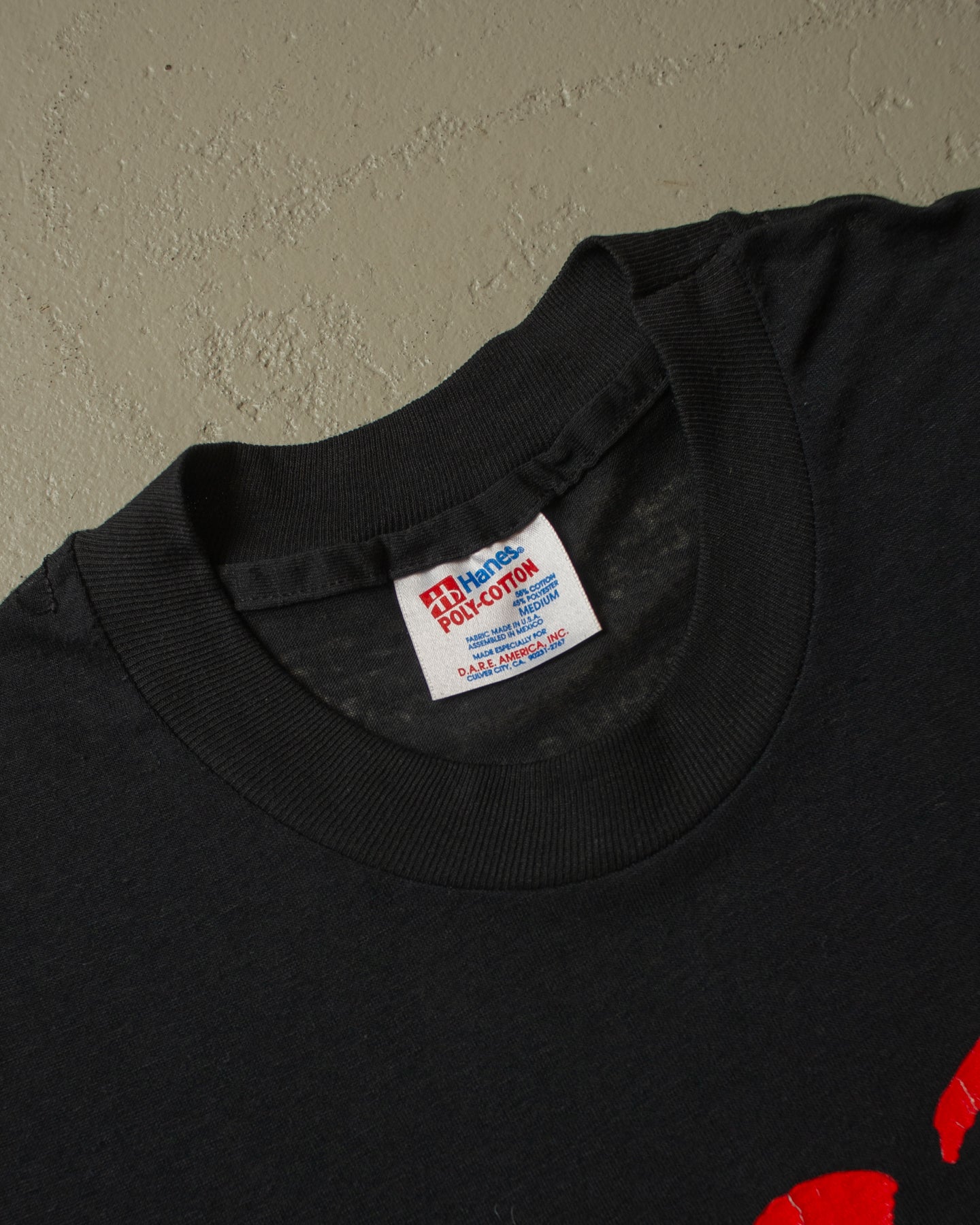 1990s paperthin D.A.R.E T-shirt black - M