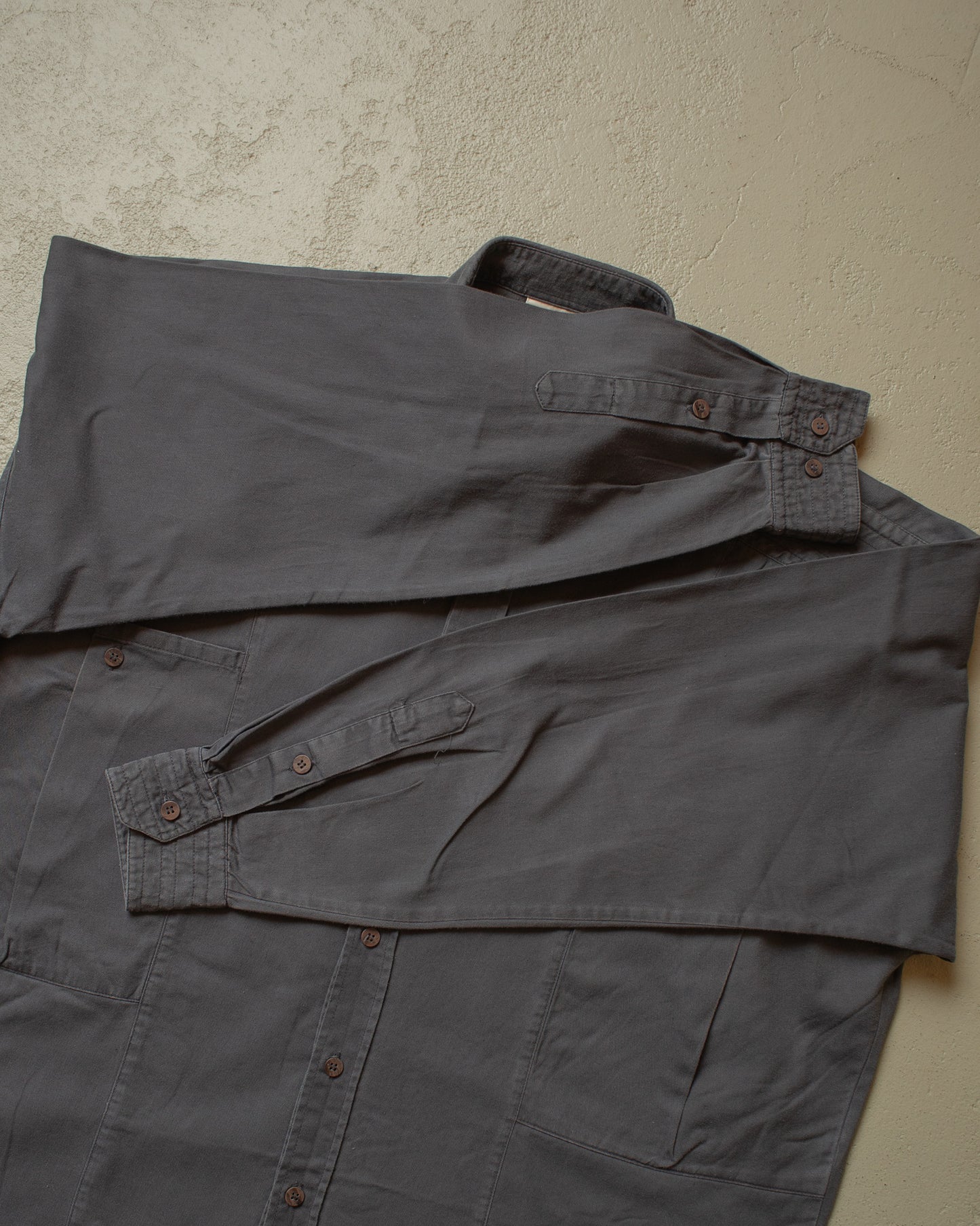 1990s unworn Adidas Outdoor Two Pocket Shirt grey - XL/XXL