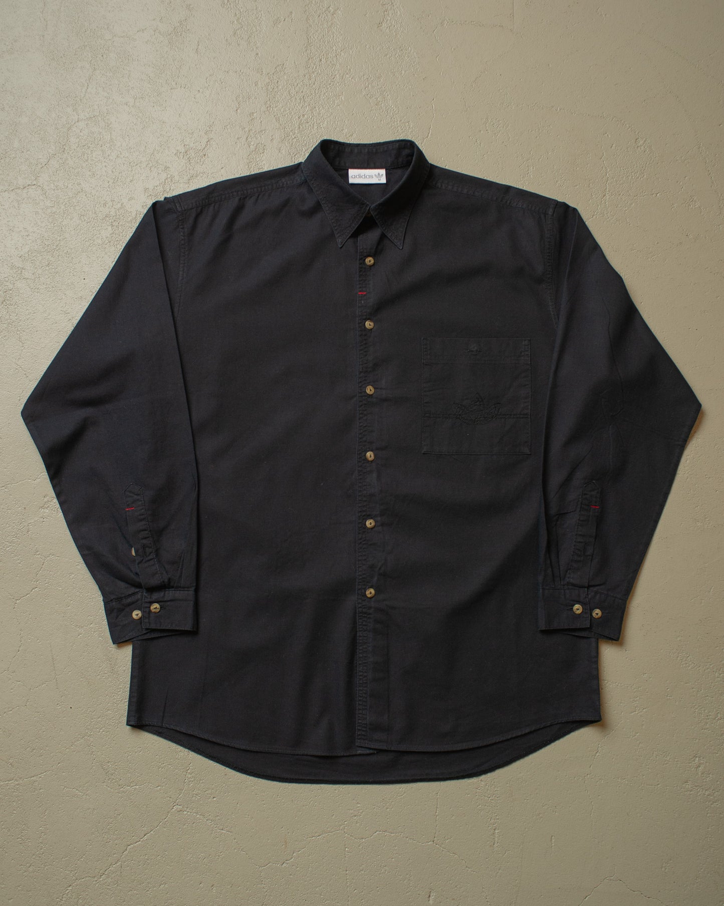 1990s unworn Adidas Outdoor Shirt black - XL