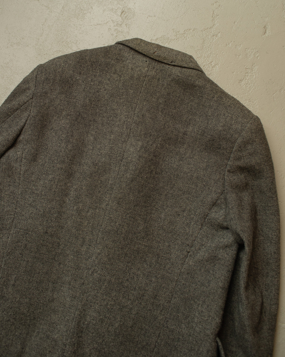 1940s German "Kardaus" distressed Wool Suit Jacket grey - M/L