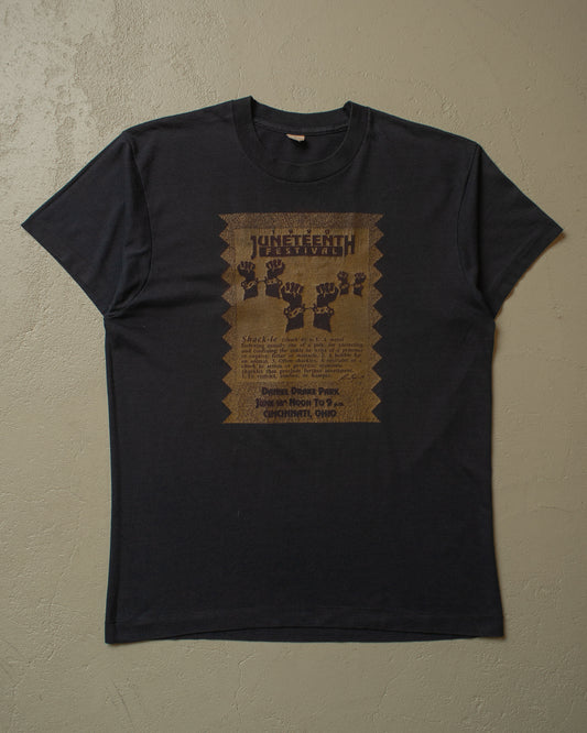 1990 Juneteenth Festival T-shirt black - L/XL