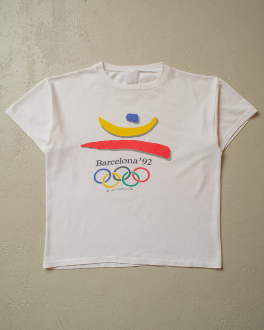 1992 Olympics Barcelona T-shirt white - M