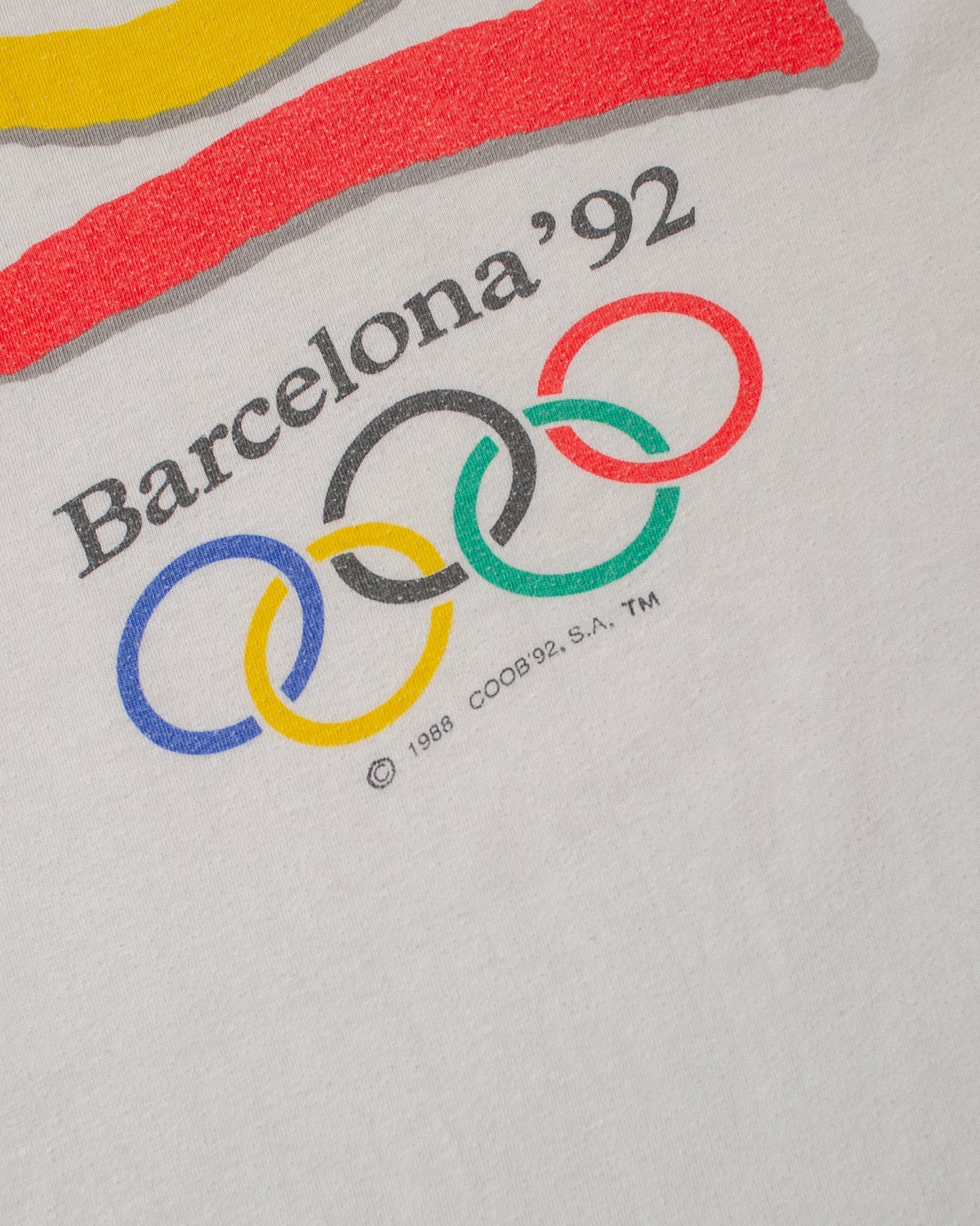 1992 Olympics Barcelona T-shirt white - M