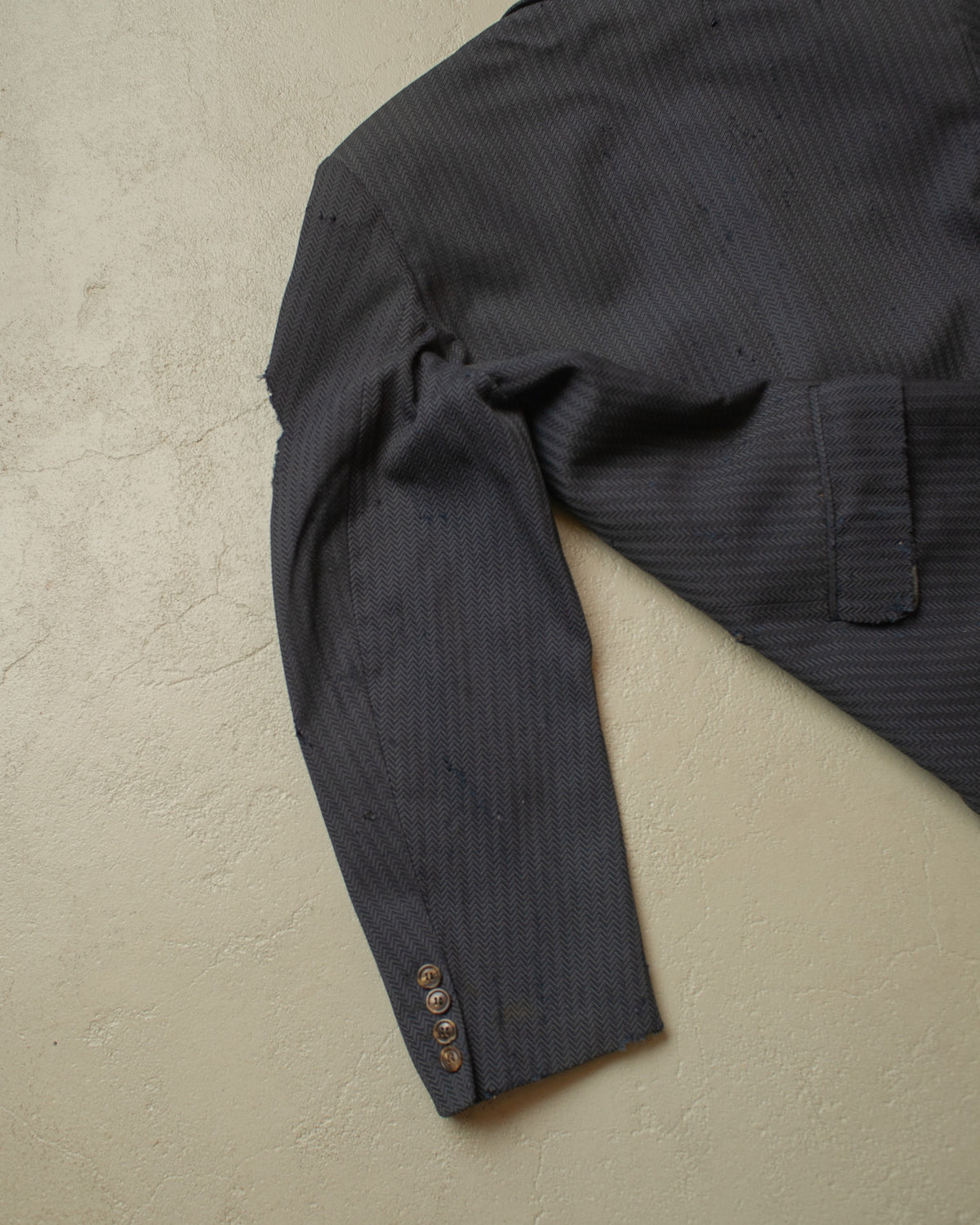 1940s/50s German "MKW" distressed Suit Jacket blue - L