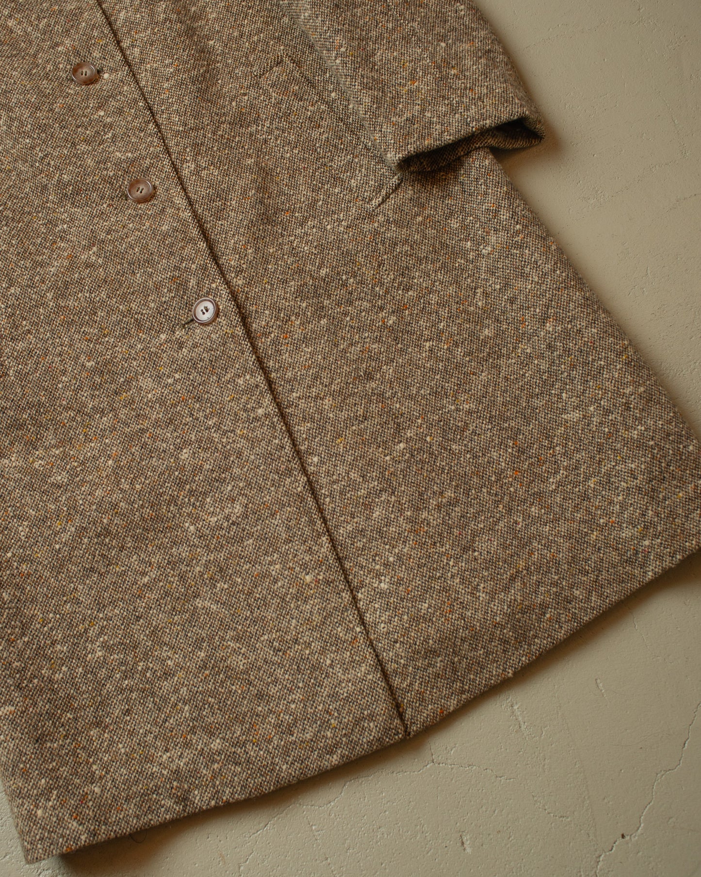 1950s Balmacaan Wool Coat grey - S/M