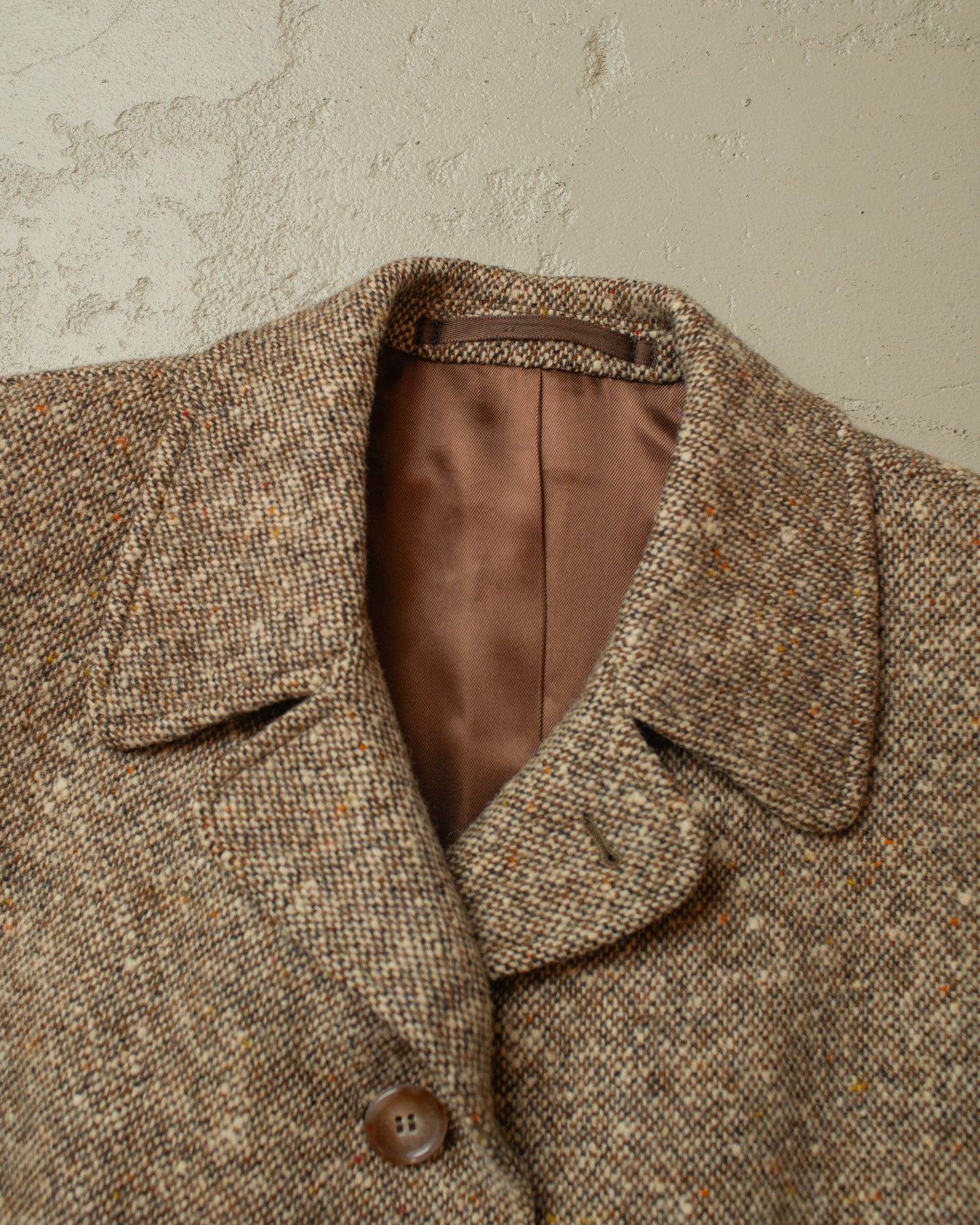 1950s Balmacaan Wool Coat grey - S/M