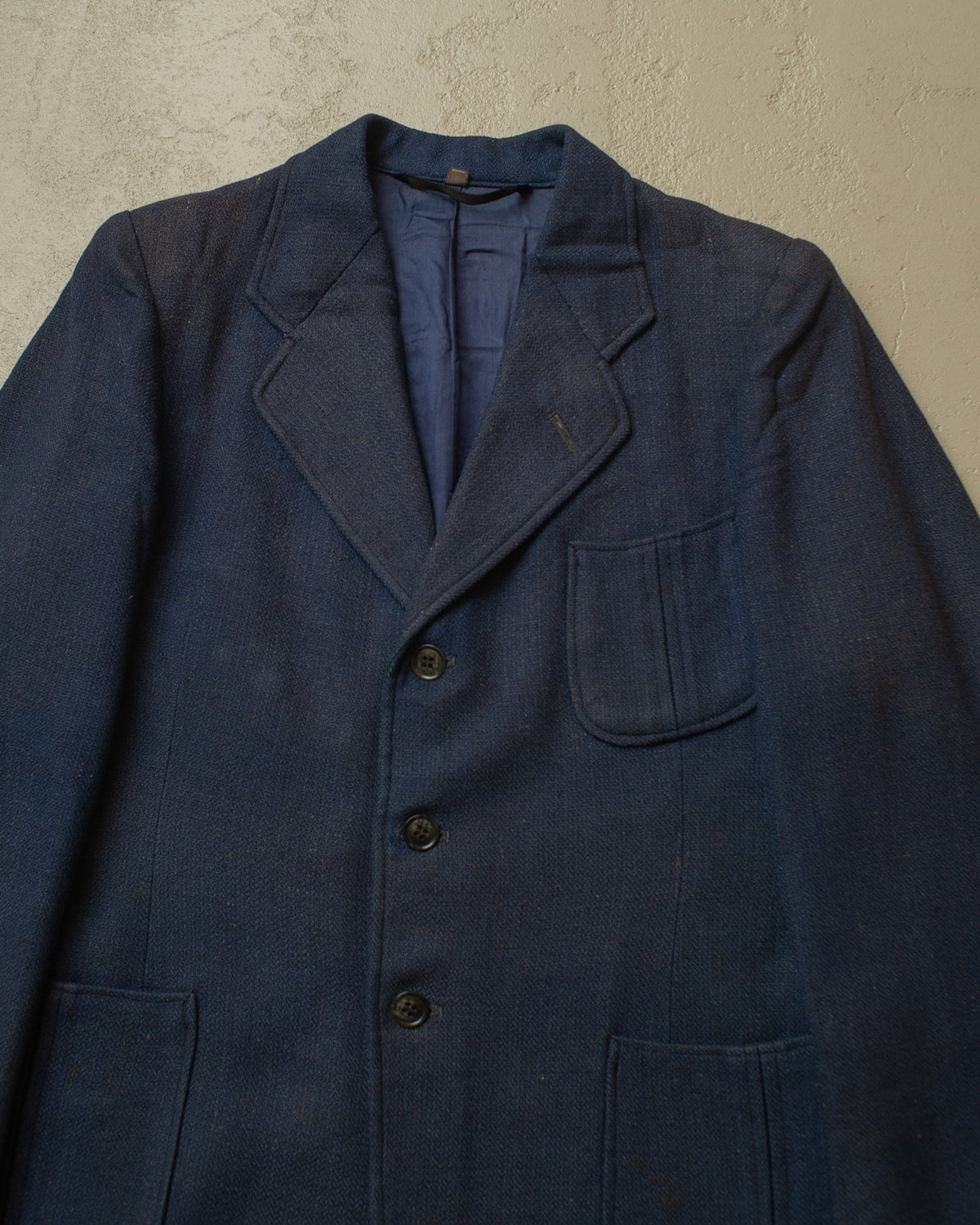 1940s German Wool Sports Jacket blue - S