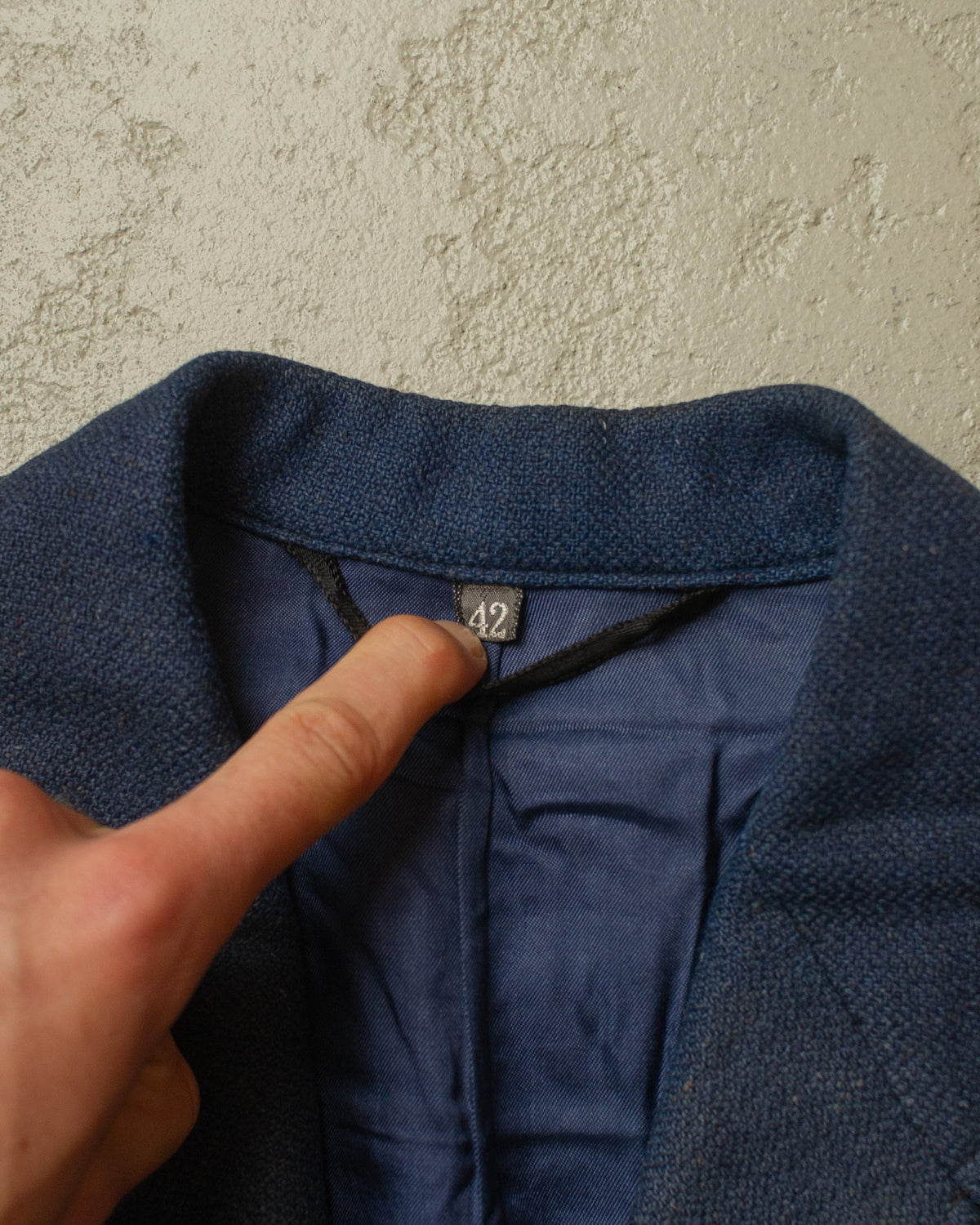 1940s German Wool Sports Jacket blue - S