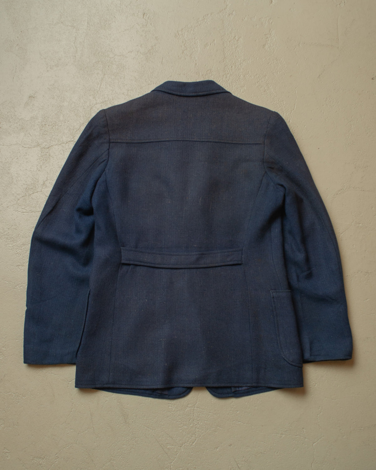 1940s German Wool Sports Jacket blue - S