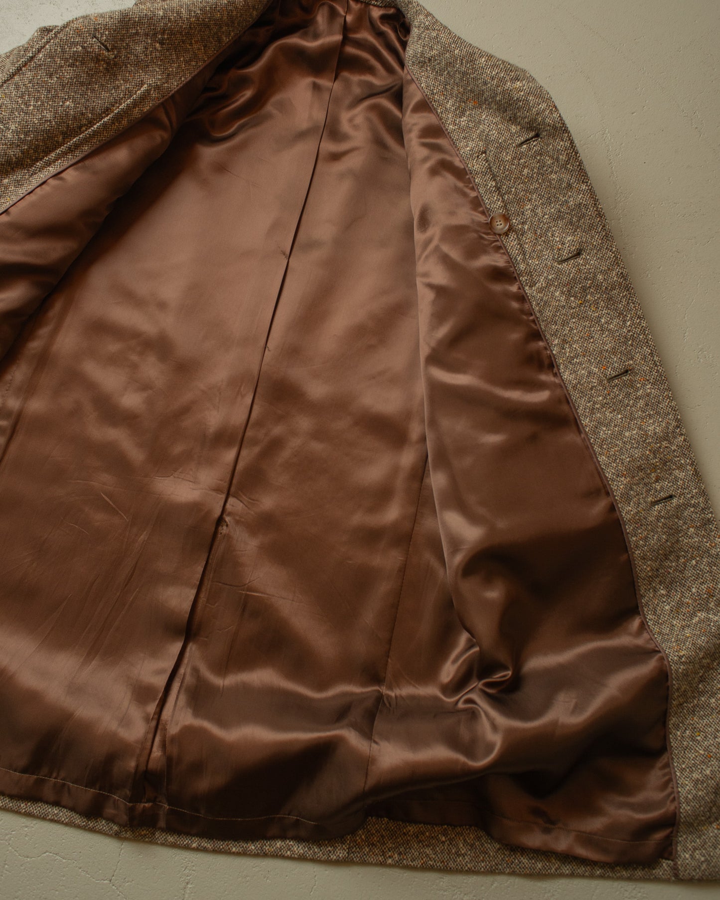 1950s Balmacaan Wool Coat grey - S/M