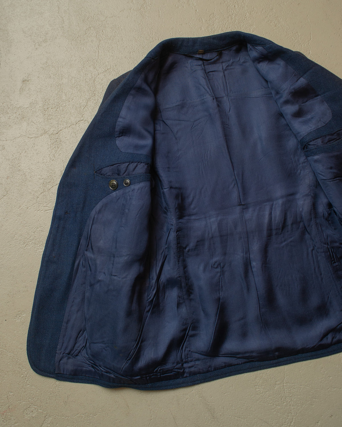 1940s German Wool Sports Jacket blue - S