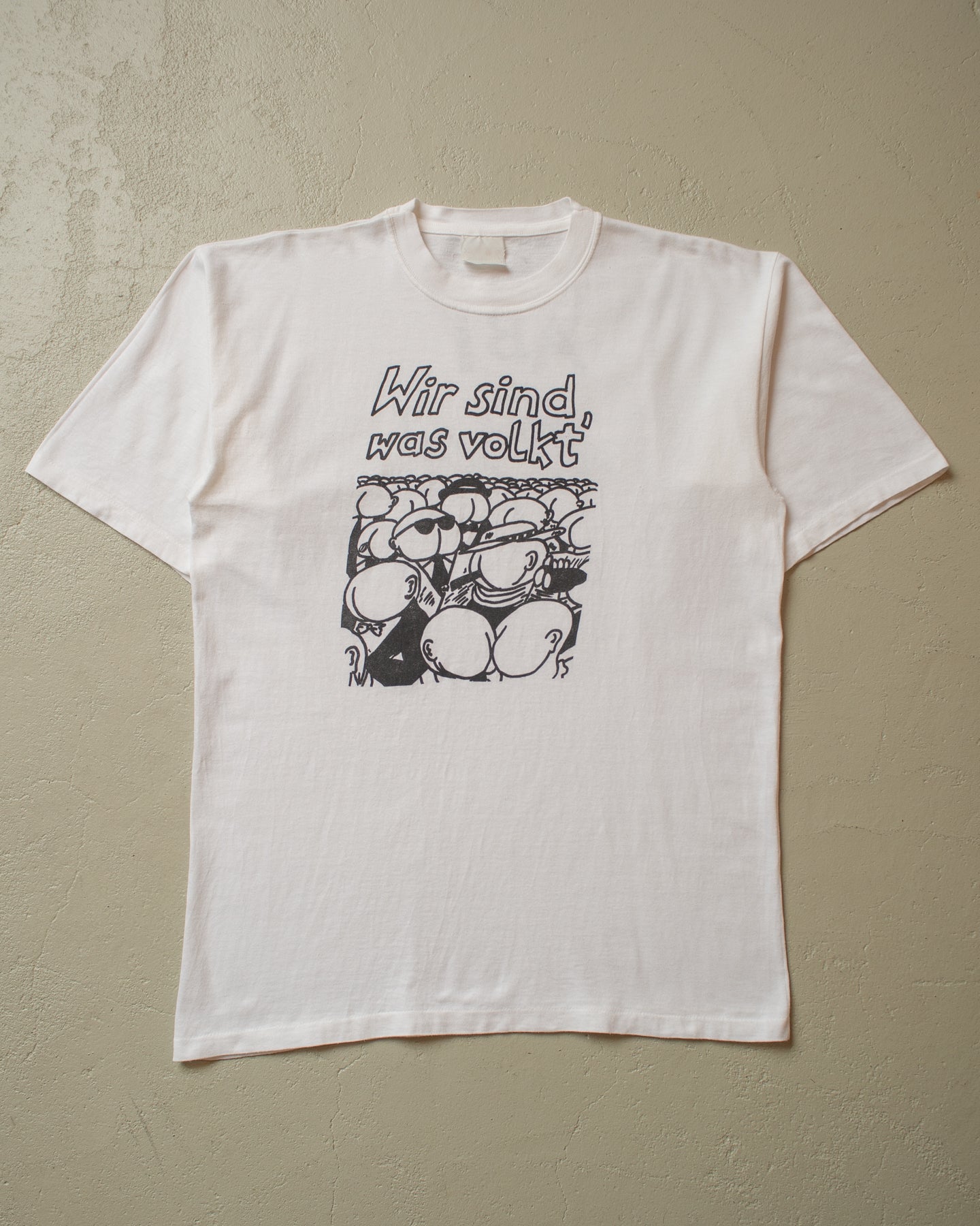 1991 Abi "Wir sind was volkt" T-shirt white - L