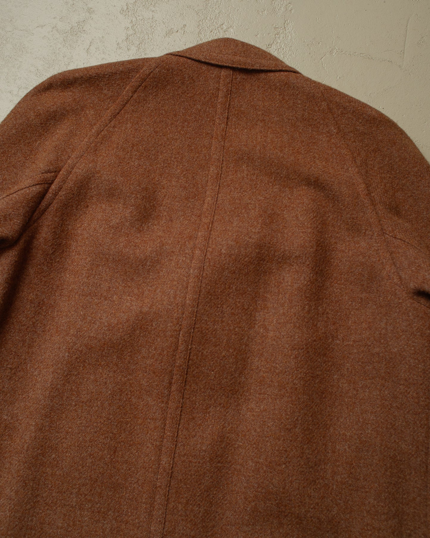 1950s Otto Werner Raglan Wool Overcoat brown - M/L