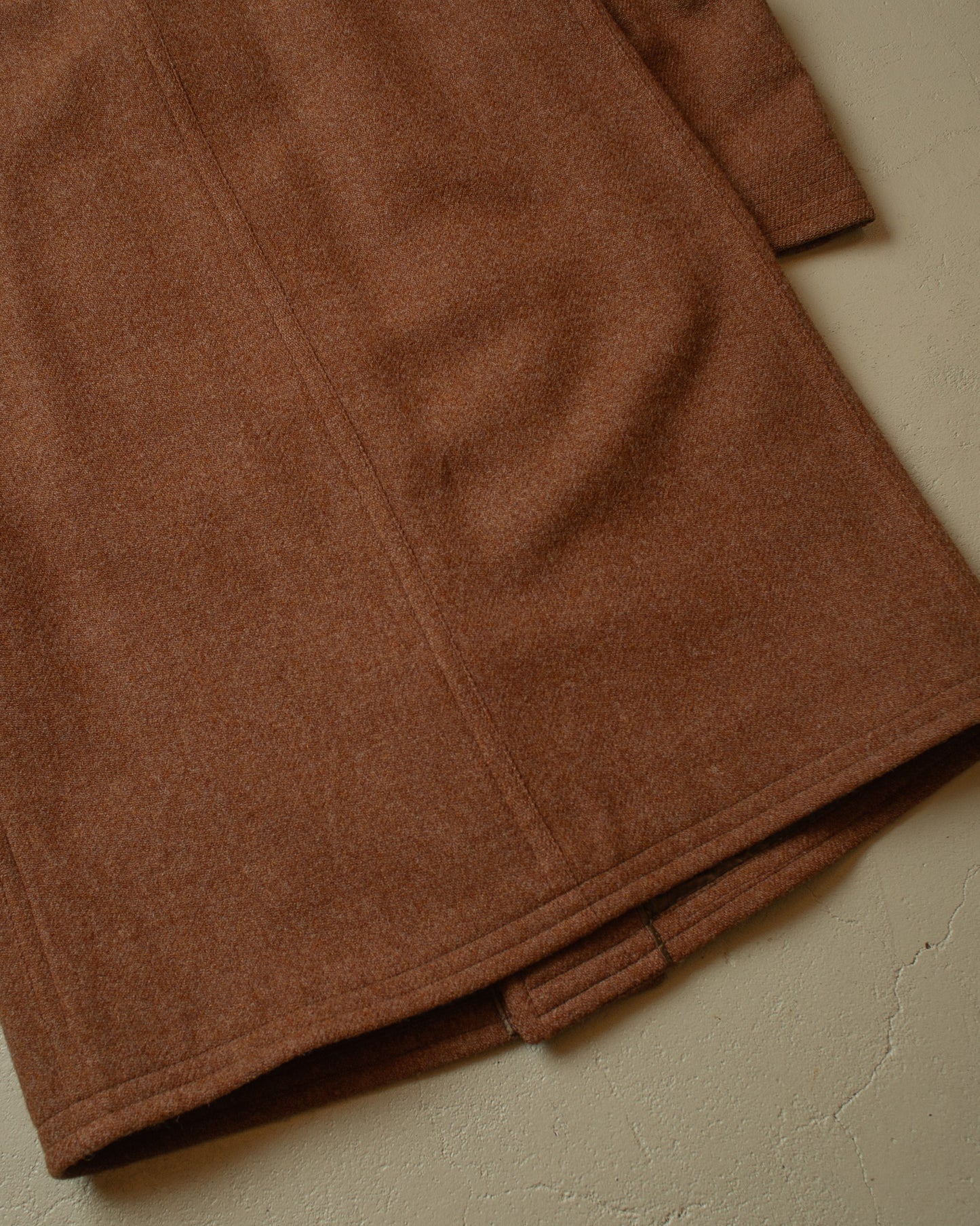 1950s Otto Werner Raglan Wool Overcoat brown - M/L