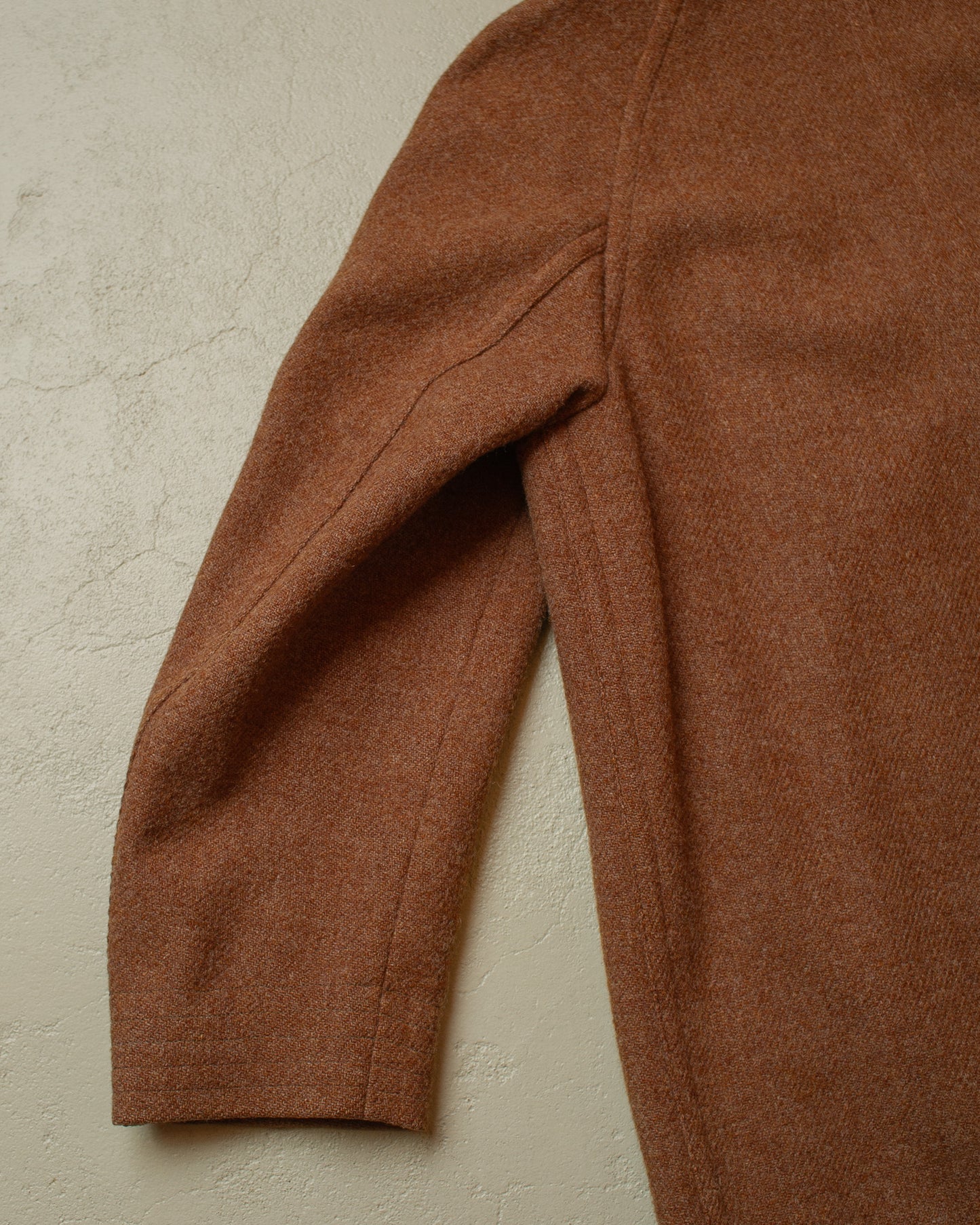 1950s Otto Werner Raglan Wool Overcoat brown - M/L