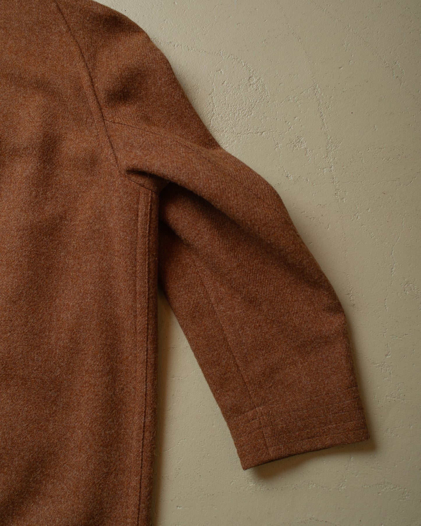 1950s Otto Werner Raglan Wool Overcoat brown - M/L