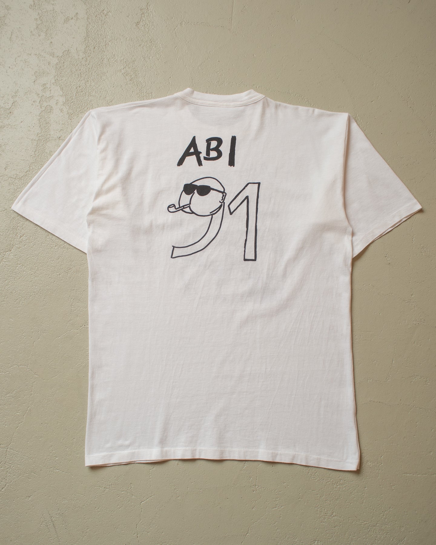 1991 Abi "Wir sind was volkt" T-shirt white - L
