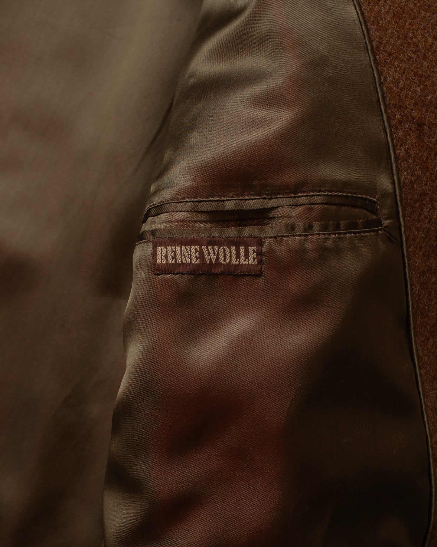 1950s Otto Werner Raglan Wool Overcoat brown - M/L