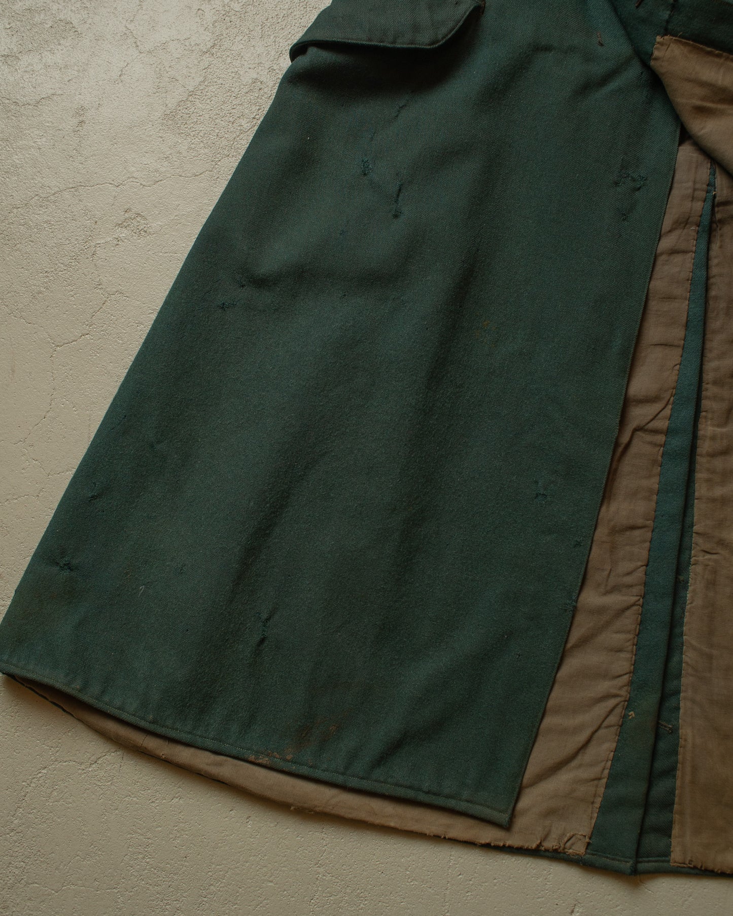 1910s German WW1 mod. M15 Wool Great Coat green - M(check measurements)