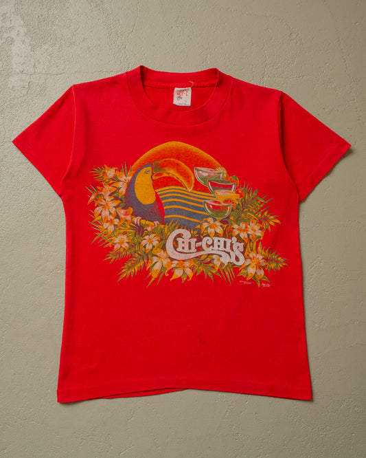 1988 Womens Chi-Chi´s Baby T-shirt red - S