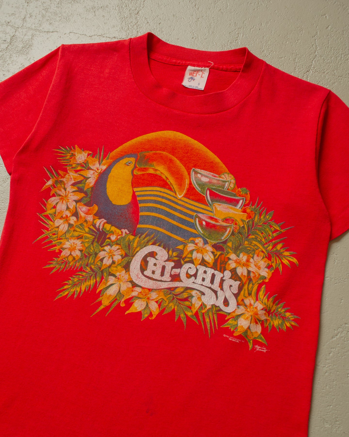 1988 Womens Chi-Chi´s Baby T-shirt red - S