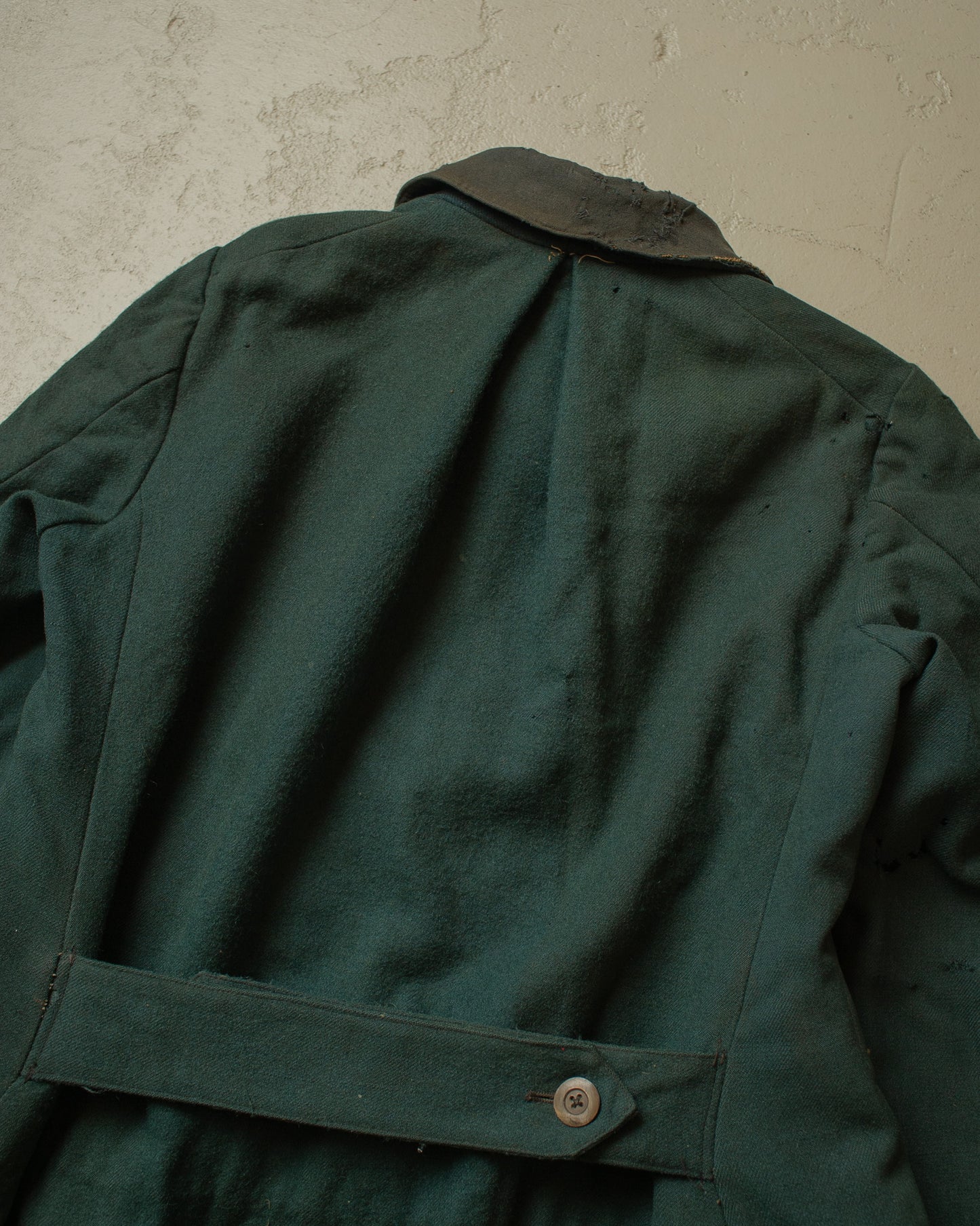 1910s German WW1 mod. M15 Wool Great Coat green - M(check measurements)