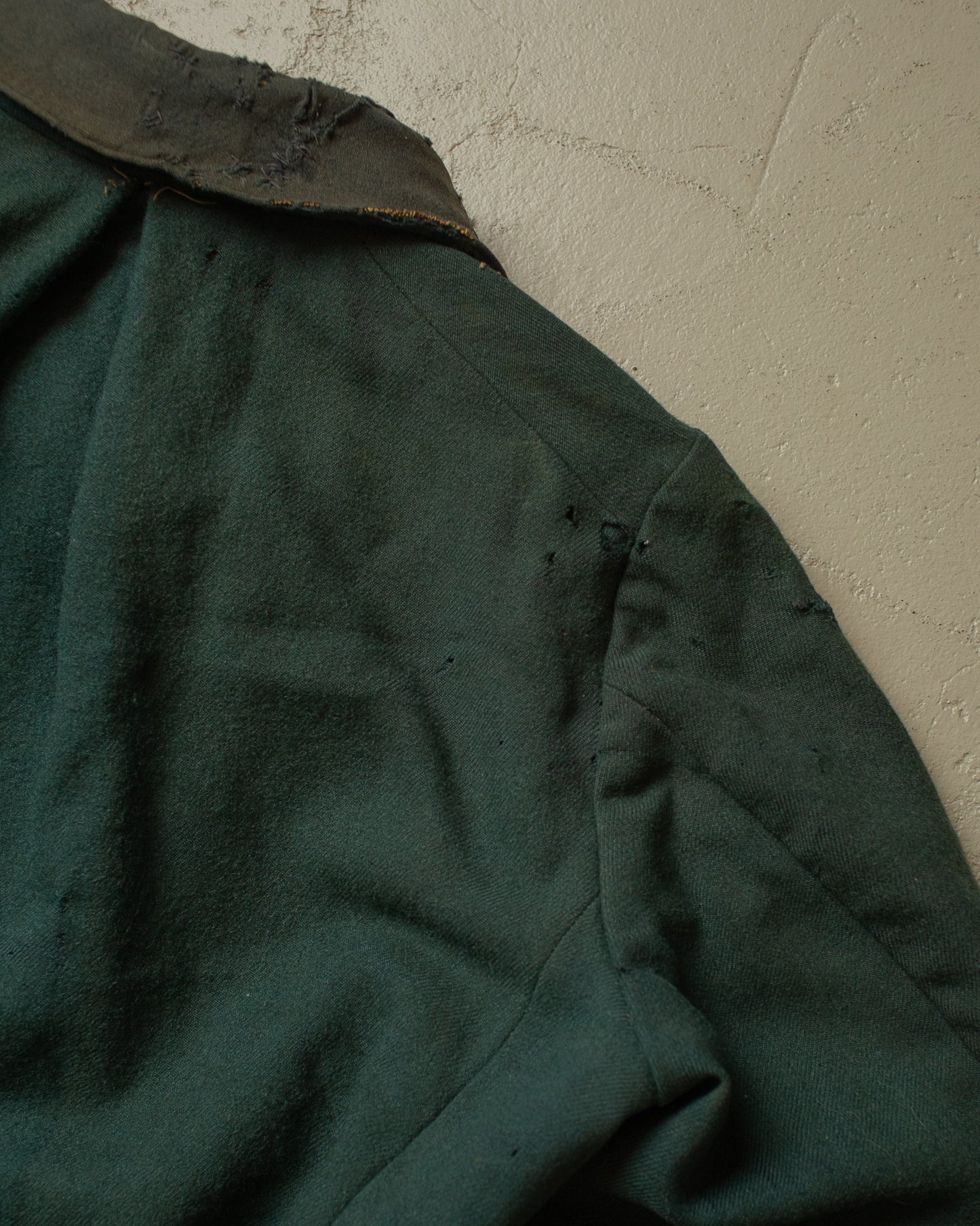 1910s German WW1 mod. M15 Wool Great Coat green - M(check measurements)