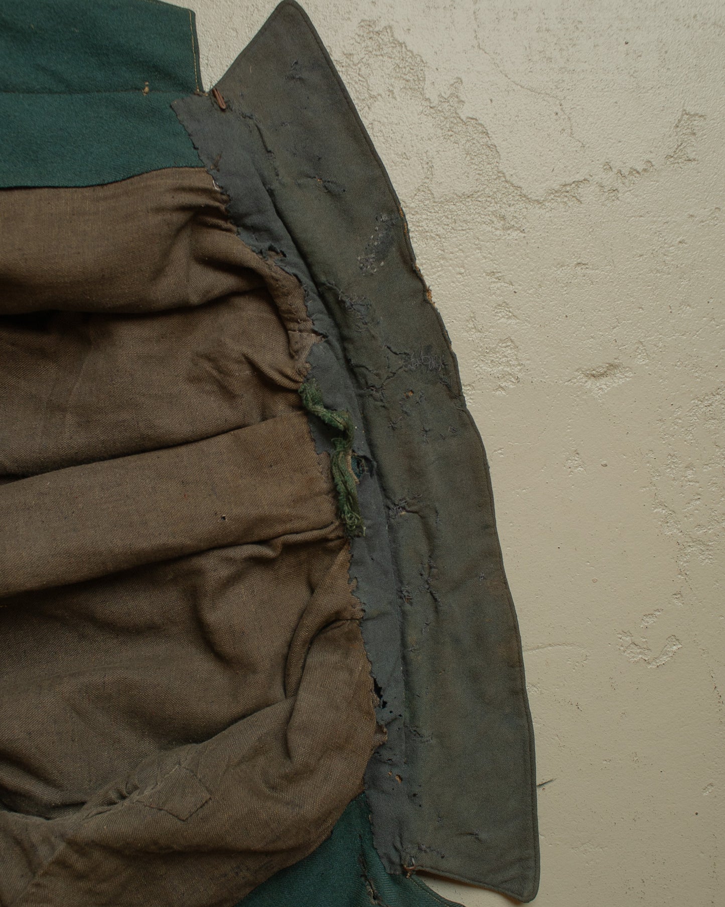 1910s German WW1 mod. M15 Wool Great Coat green - M(check measurements)