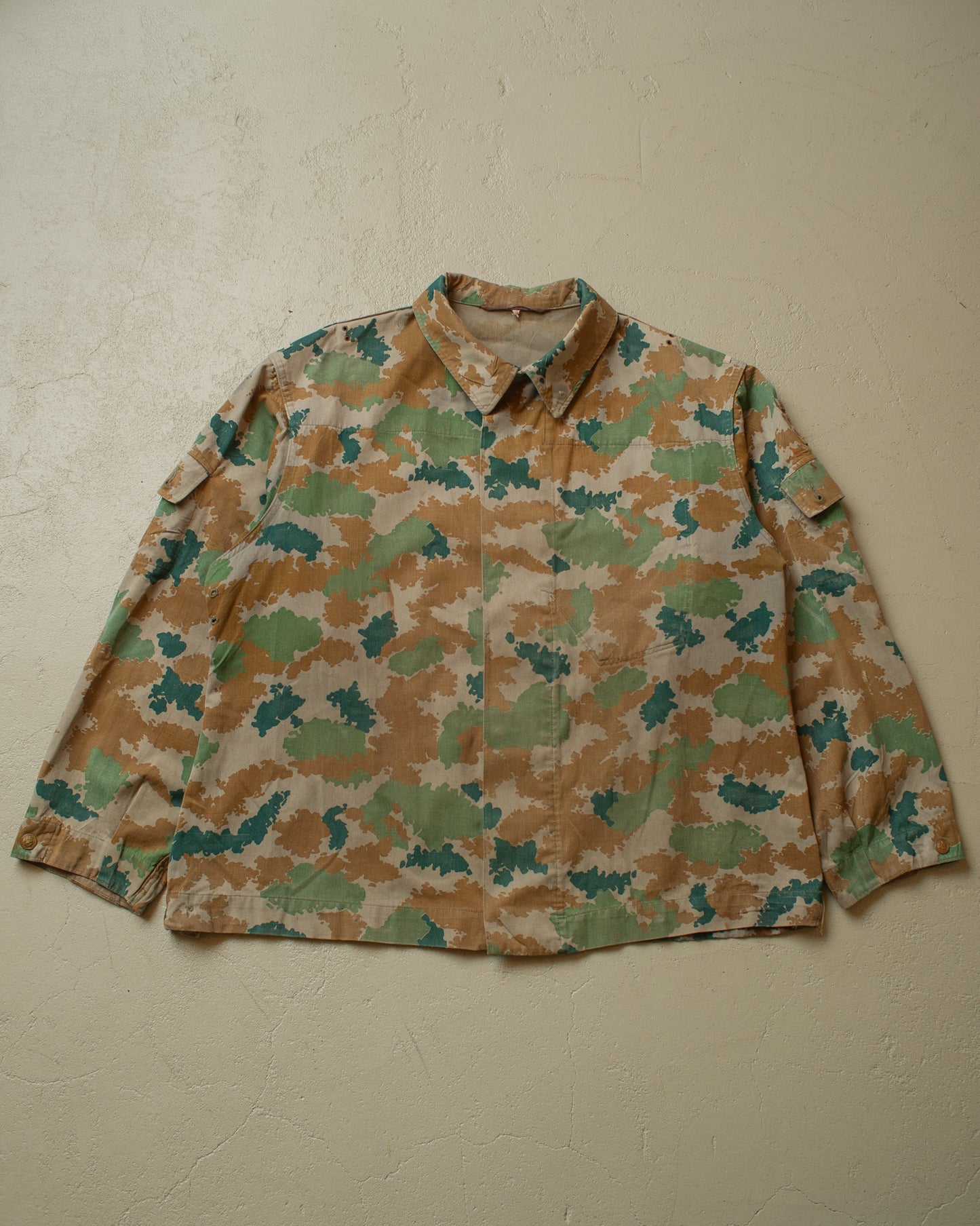1965 East German NVA Blumentarn Hoodless Jacket - L/XL