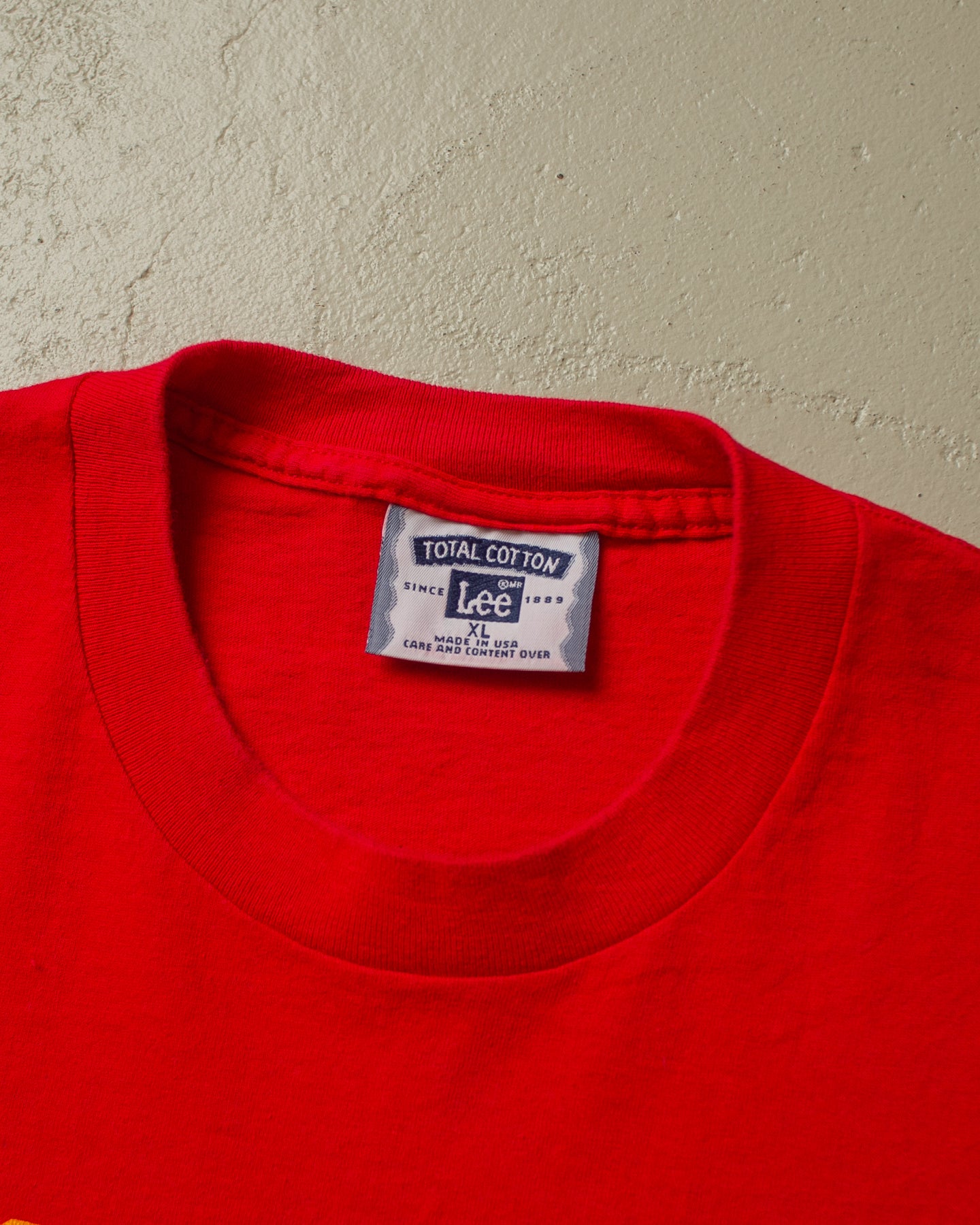1990s unworn Ethiopian Dread T-shirt red - XL/XXL