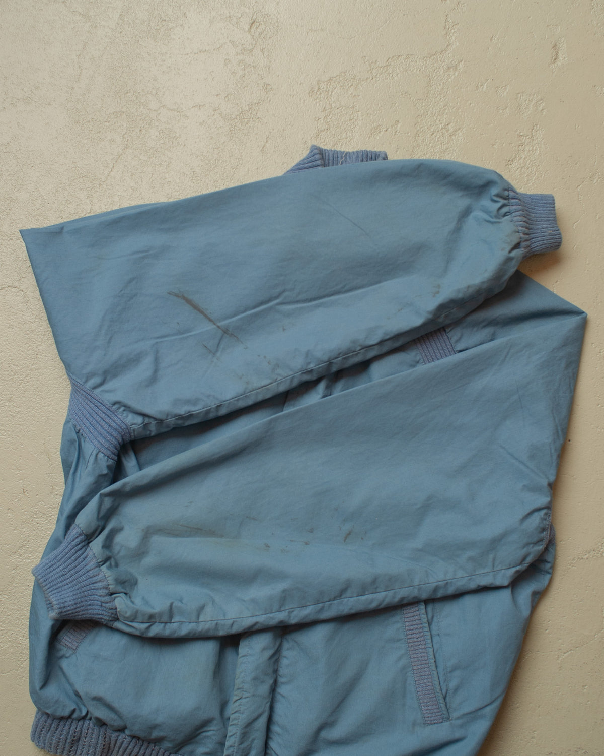 1960s/70s Fox Knapp light Bomber Jacket blue - M